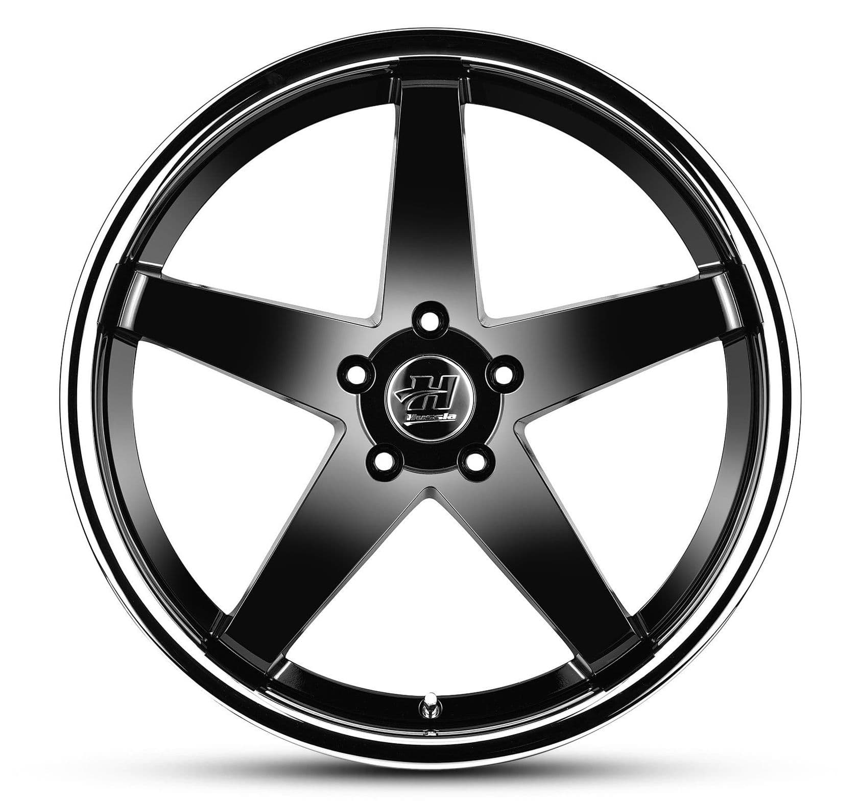Wheel HUSSLA CHASE GLOSS BLACK CHROME LIP