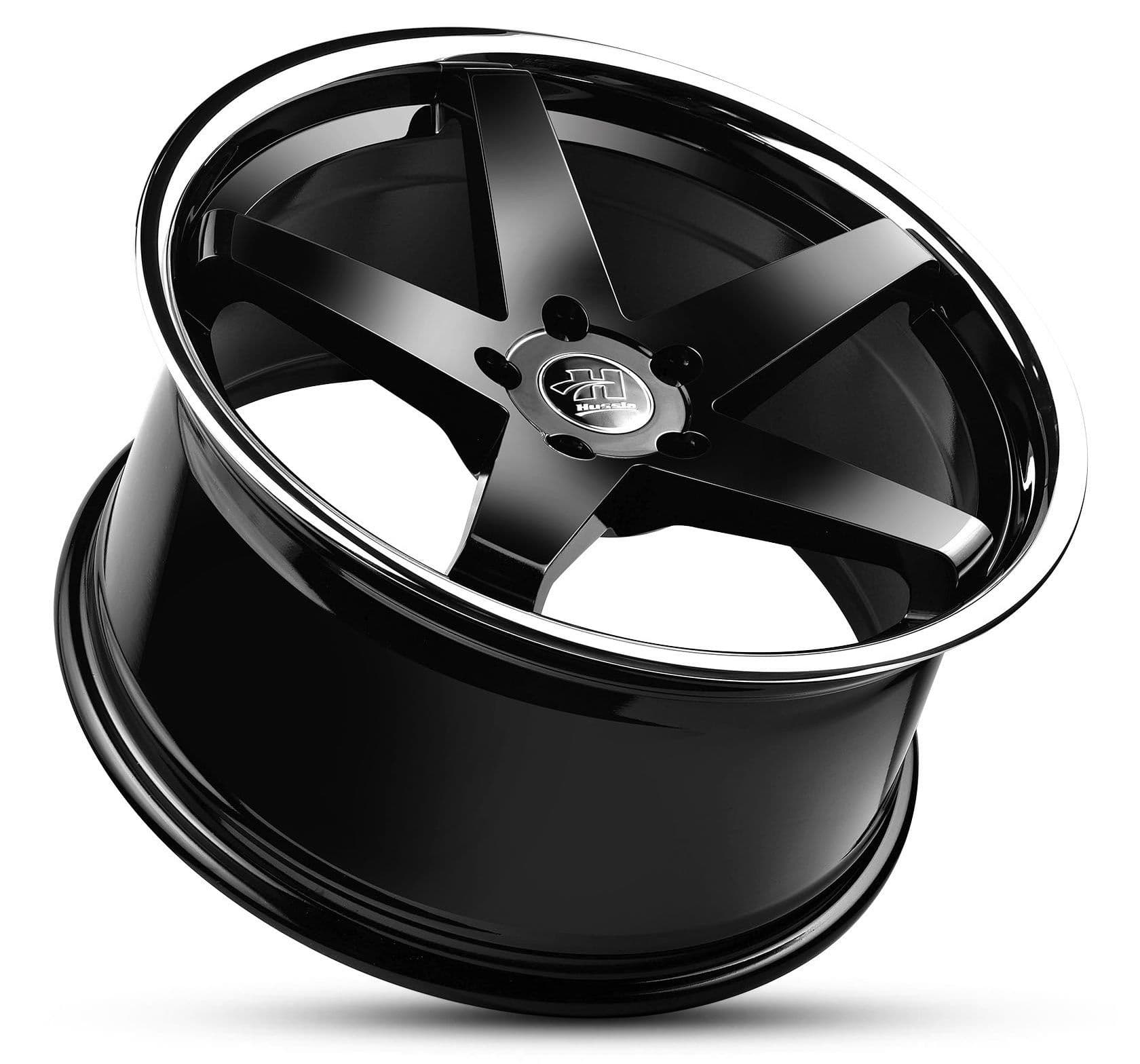 Wheel HUSSLA CHASE GLOSS BLACK CHROME LIP