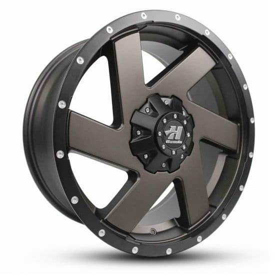 Hussla Chopper Matte Bronze Black Lip 20x10