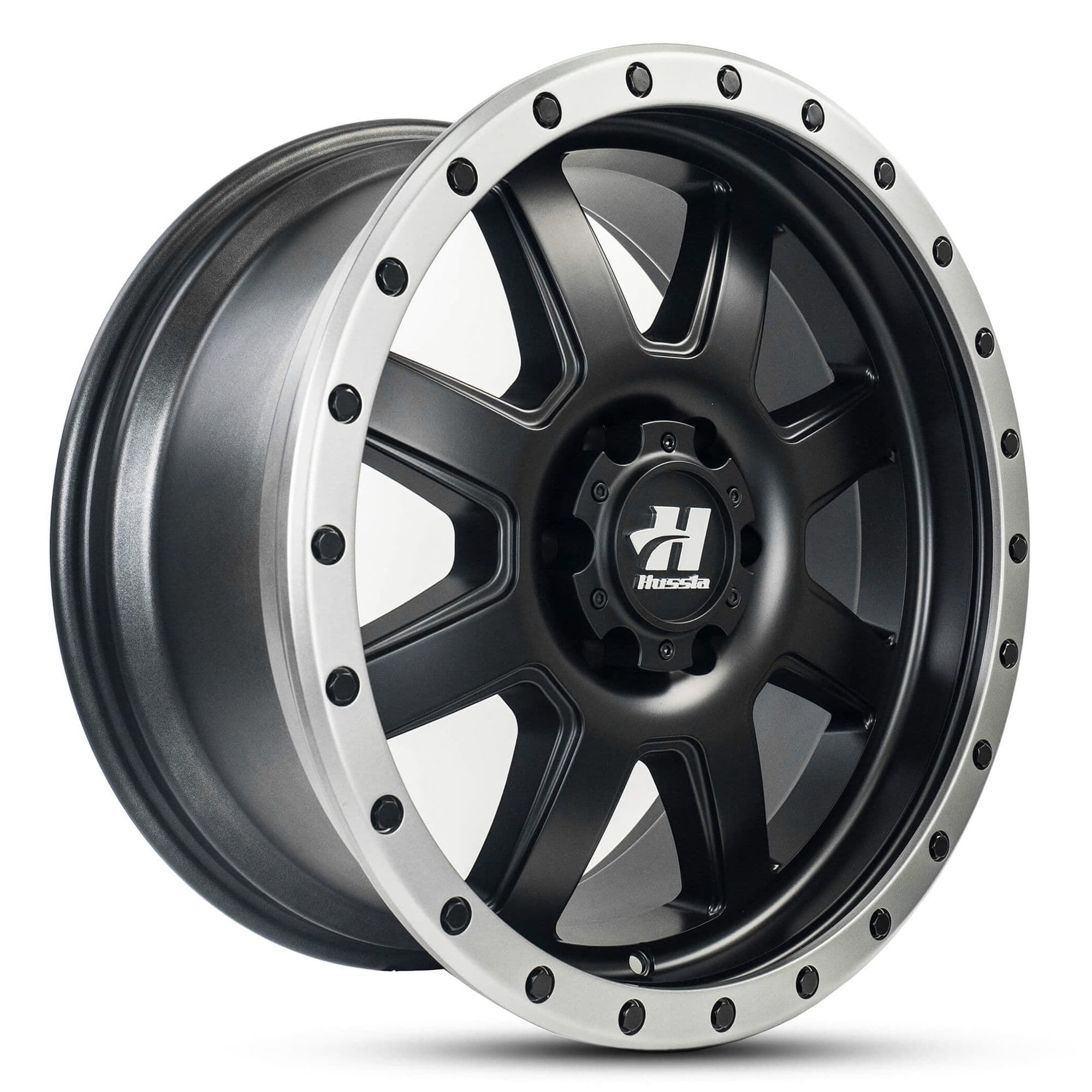 Hussla Combat Matte Black 20x9