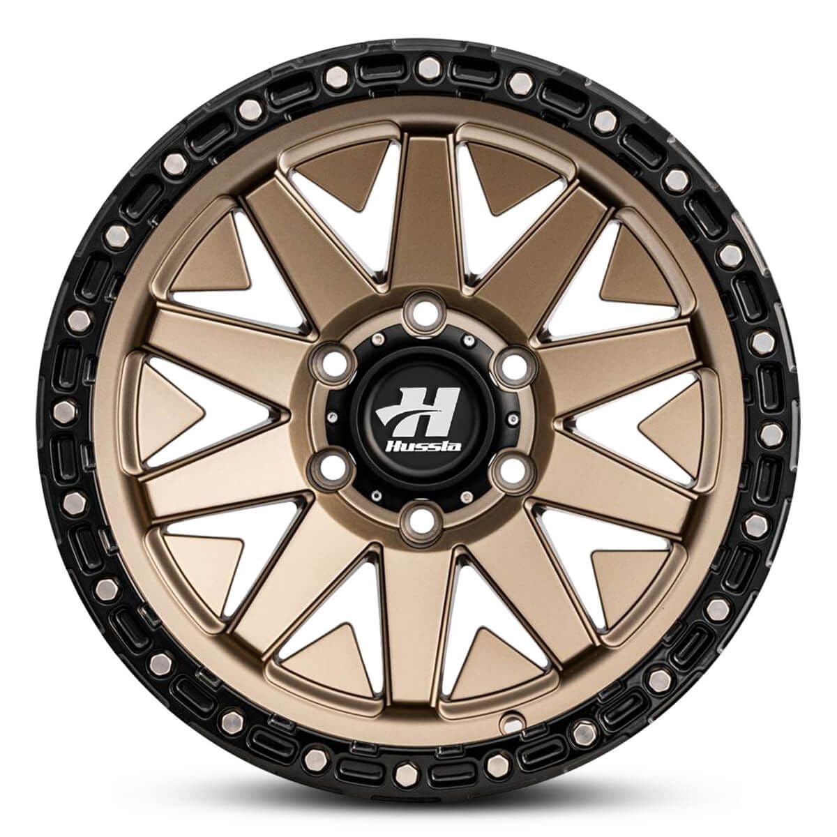 Wheel HUSSLA COMRADE MATTE BRONZE BLACK LIP