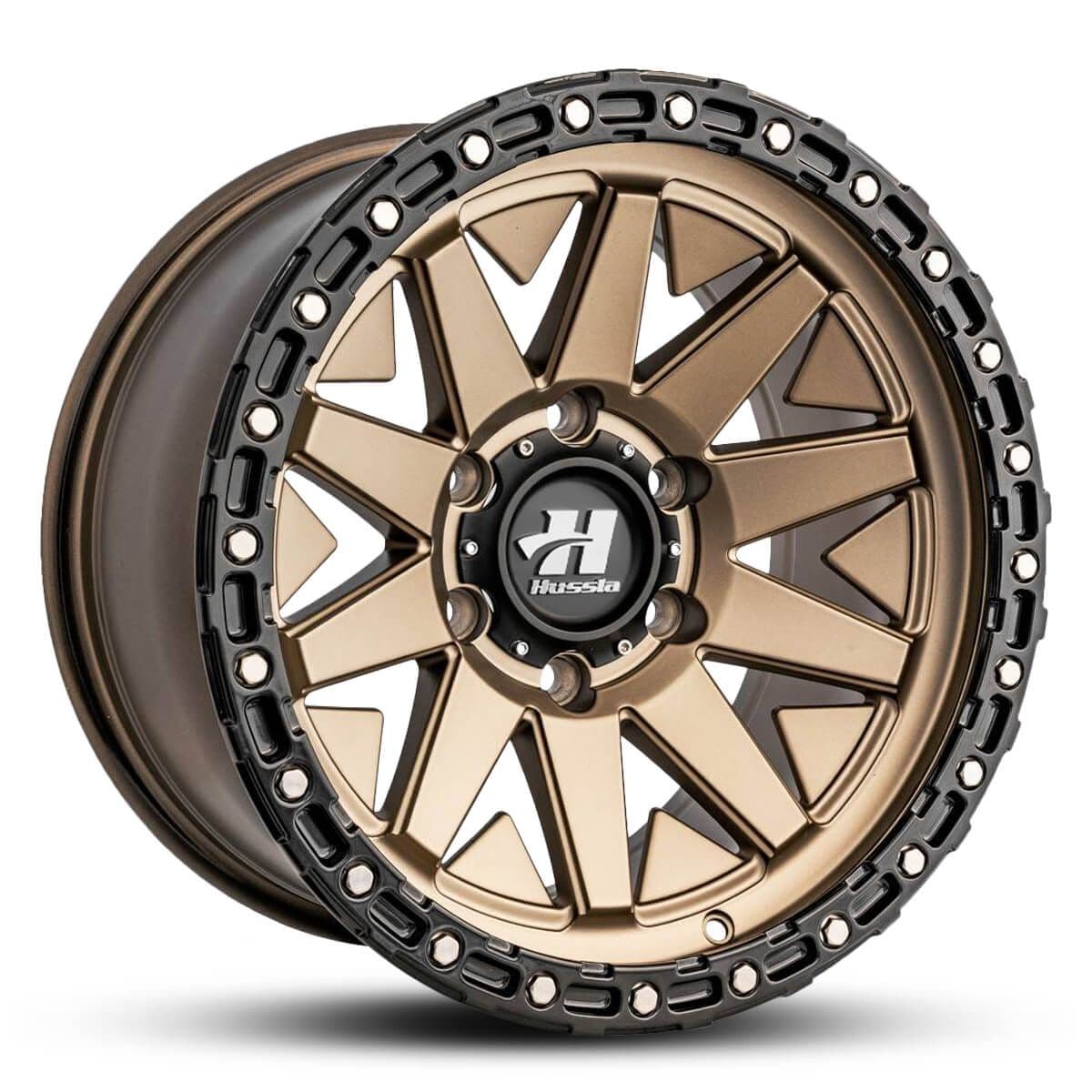 Wheel HUSSLA COMRADE MATTE BRONZE BLACK LIP