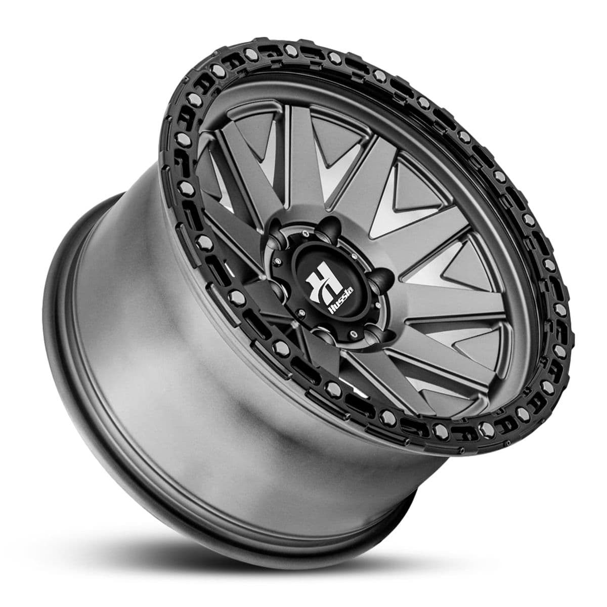 Wheel HUSSLA COMRADE MATTE GREY BLACK LIP