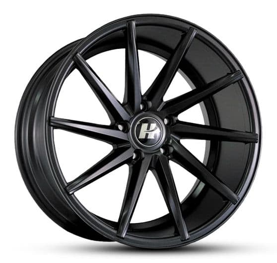 Hussla Directional Matte Black 18x8.5