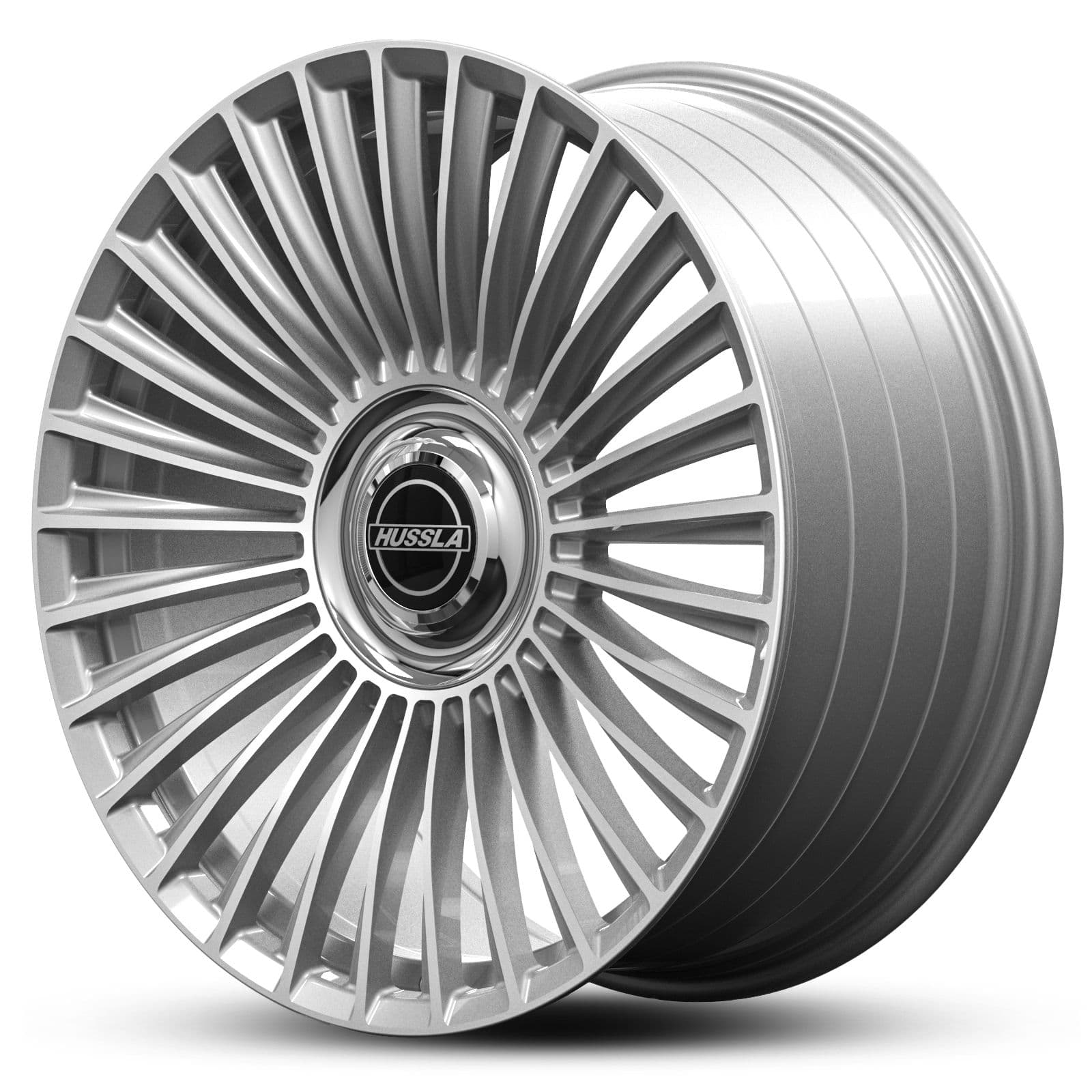 Wheel HUSSLA DUBAI GLOSS SILVER MACHINED FACE
