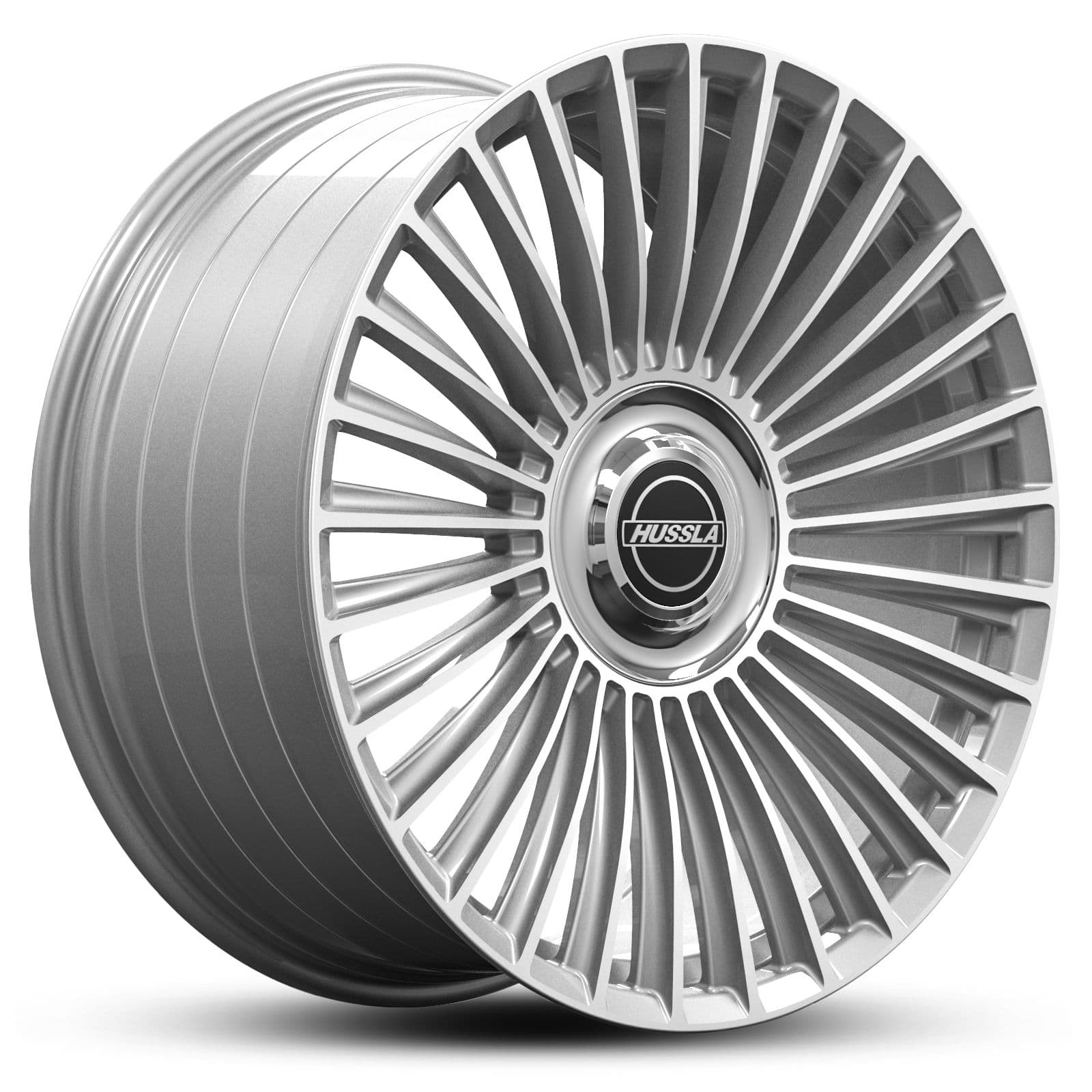 Wheel HUSSLA DUBAI GLOSS SILVER MACHINED FACE