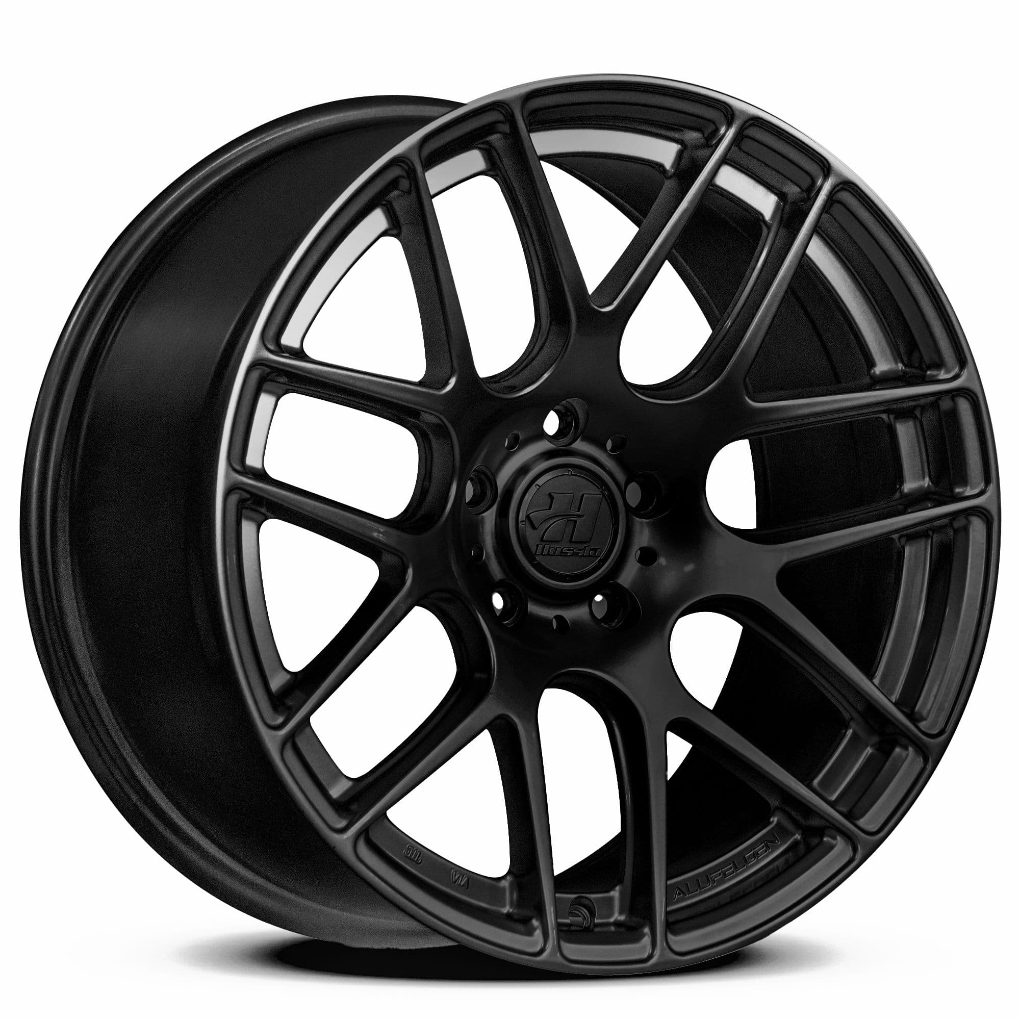 Hussla Euro Matte Black 18x8.5