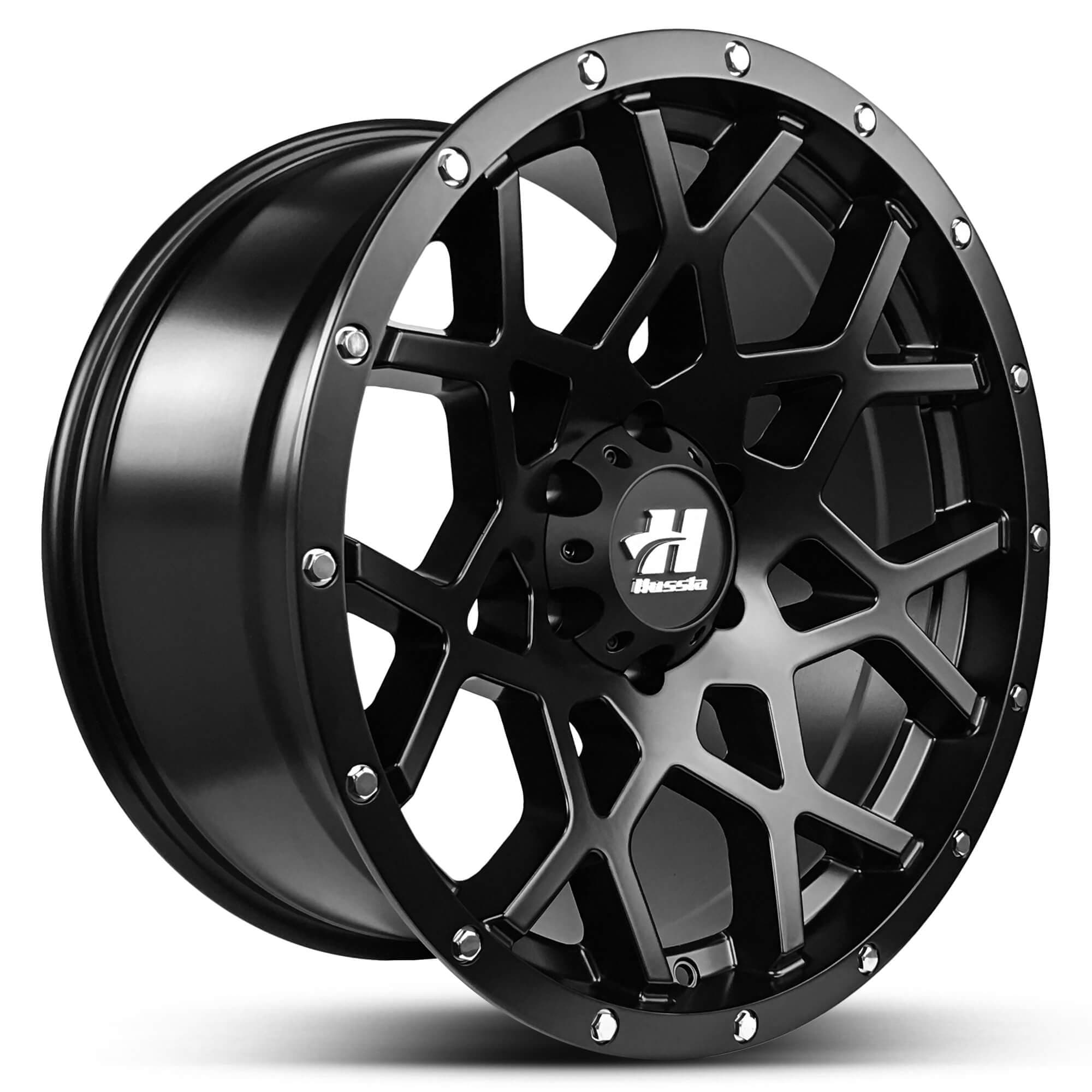 Hussla Glock Matte Black 18x9