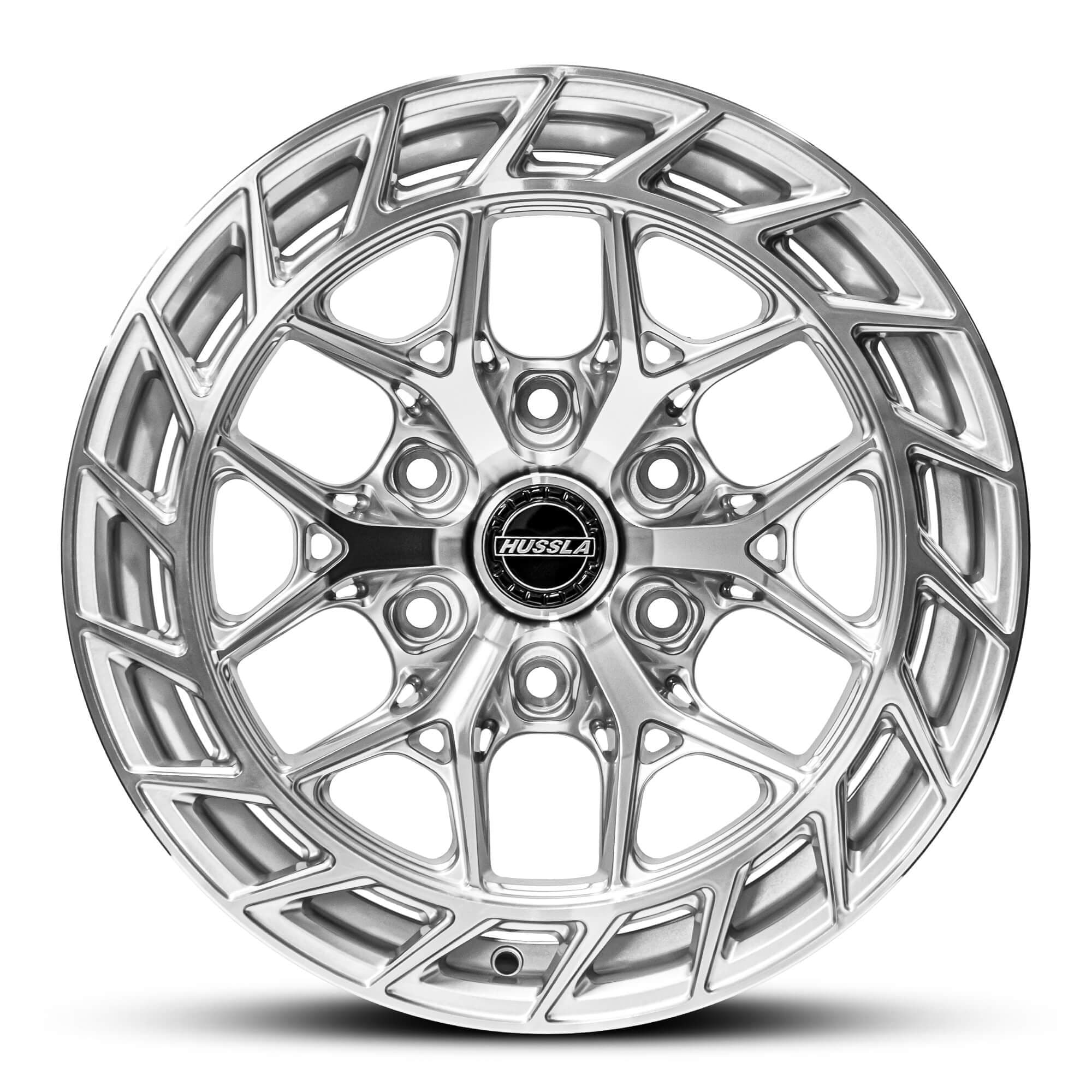 Wheel HUSSLA GUNNER DIAMOND CUT POLISHED