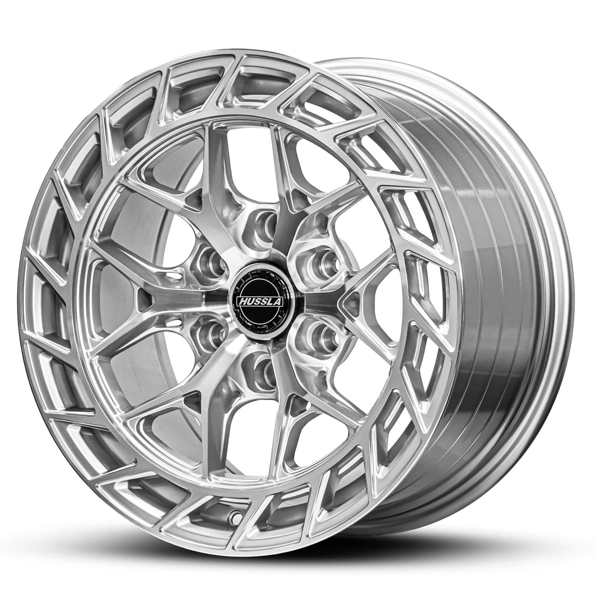 Wheel HUSSLA GUNNER DIAMOND CUT POLISHED