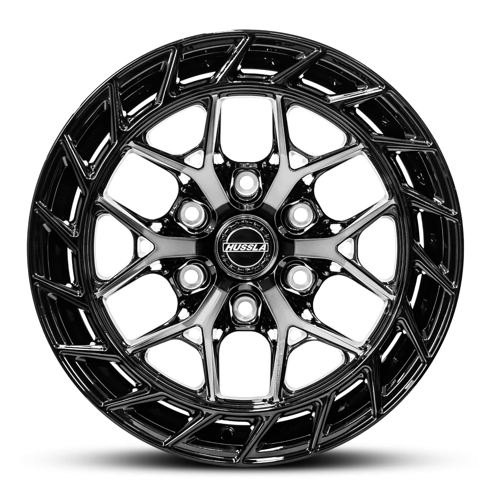 Wheel HUSSLA GUNNER DIAMOND TINT FACE BLACK LIP