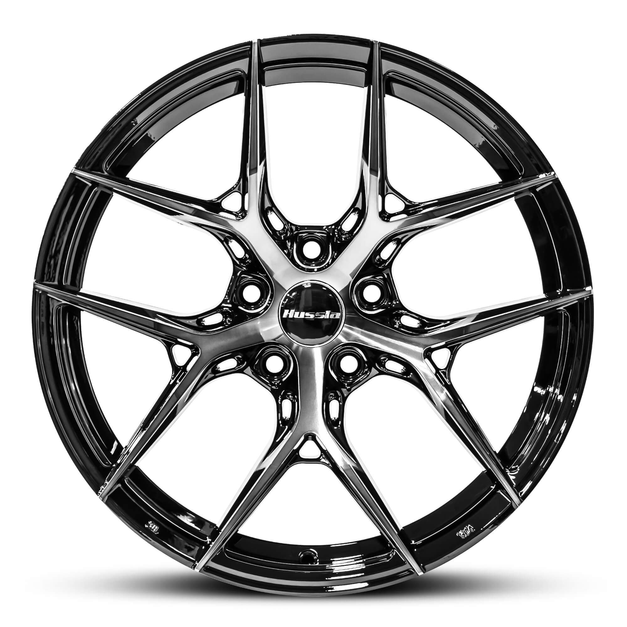 Wheel HUSSLA MILAN GLOSS BLACK DARK TINT FACE