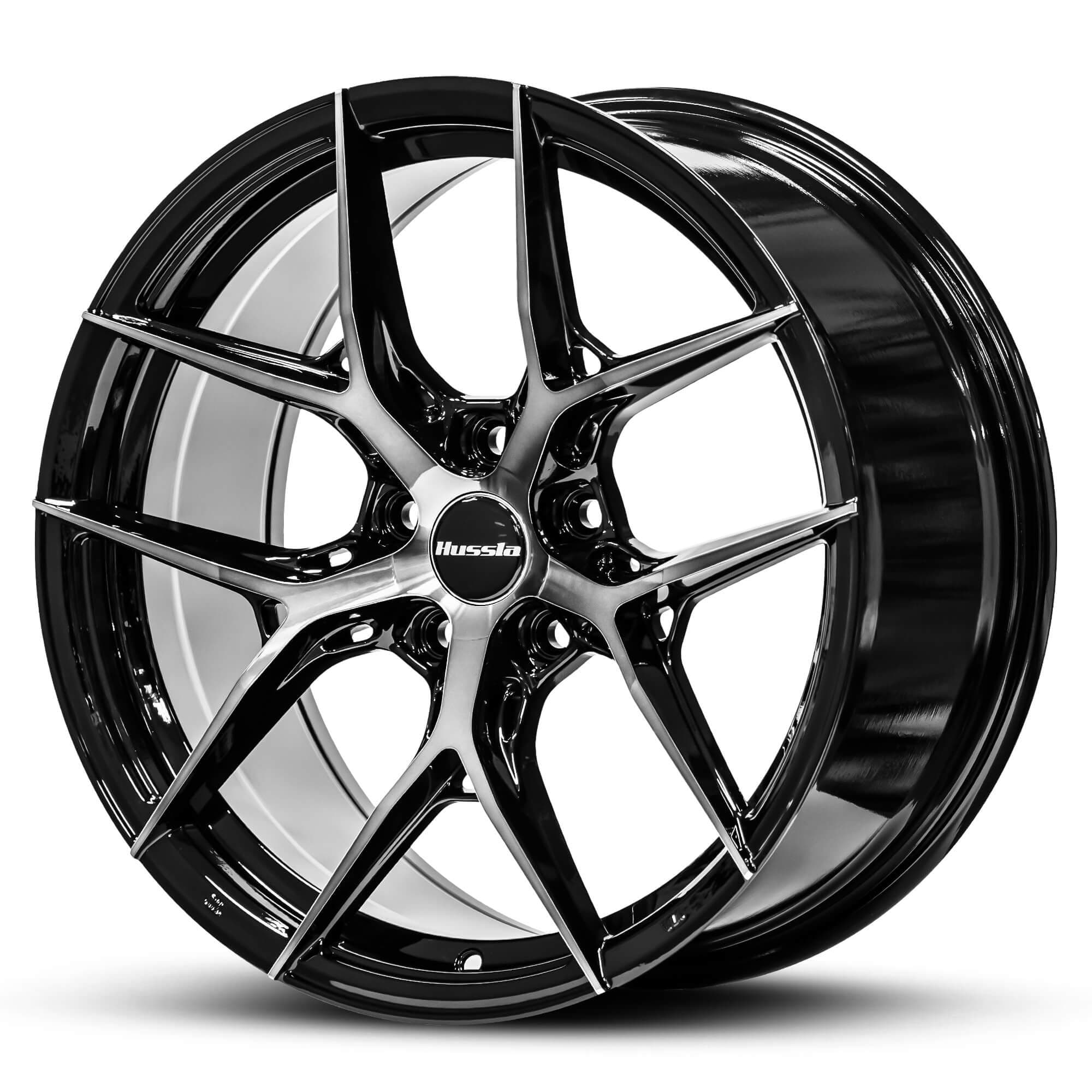 Wheel HUSSLA MILAN GLOSS BLACK DARK TINT FACE