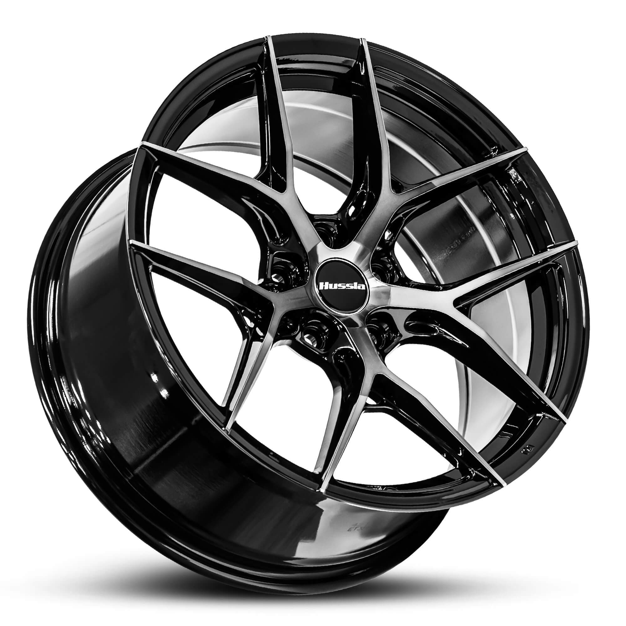 Wheel HUSSLA MILAN GLOSS BLACK DARK TINT FACE