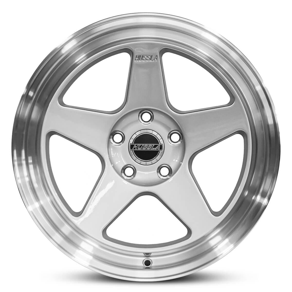 Wheel HUSSLA NUR SPEC BRIGHT SILVER POLISHED LIP