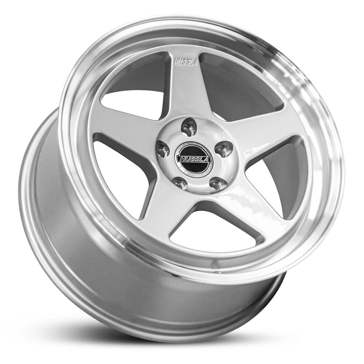 Wheel HUSSLA NUR SPEC BRIGHT SILVER POLISHED LIP