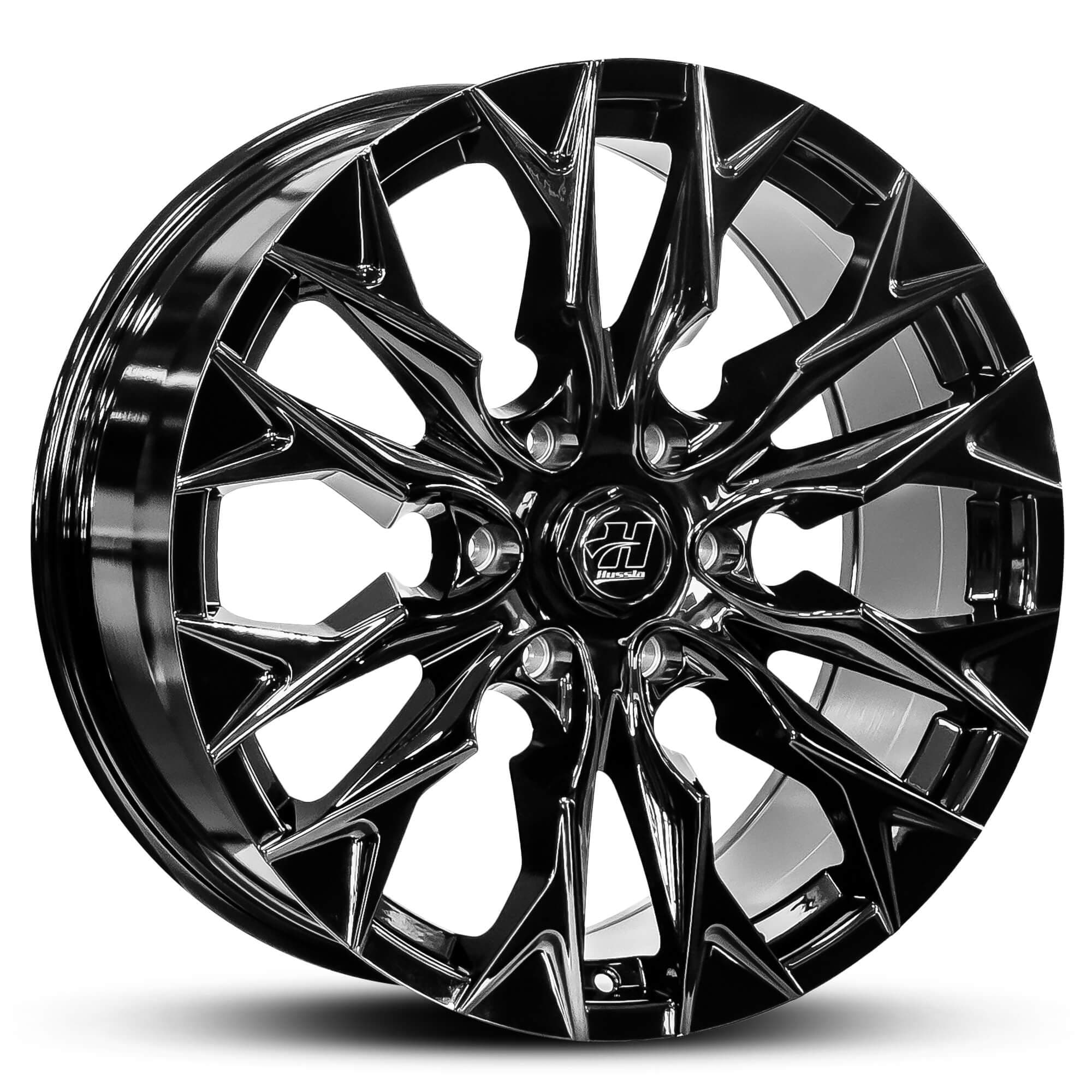 Hussla Phantom Gloss Black 17x9