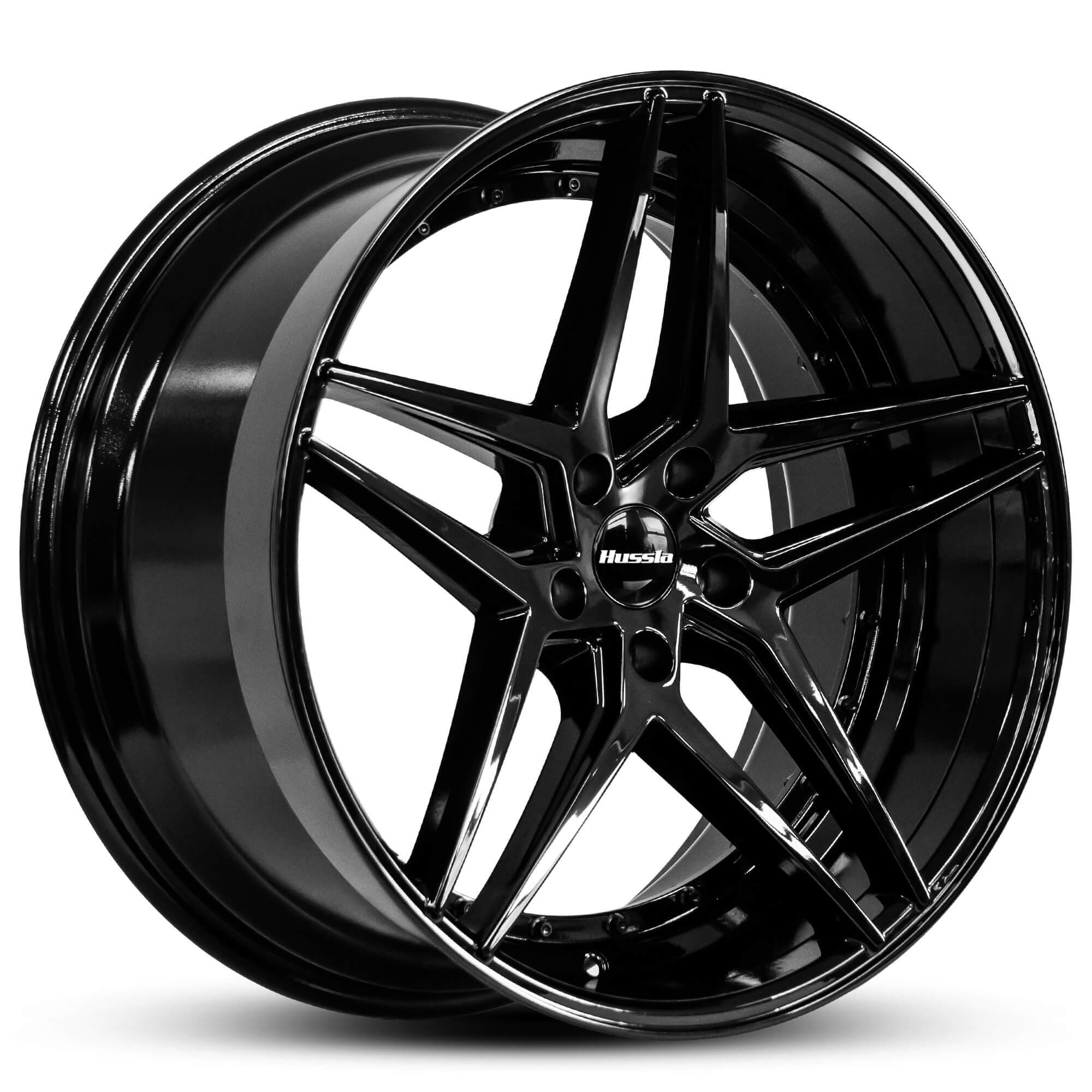 Hussla Power Gloss Black 20x10
