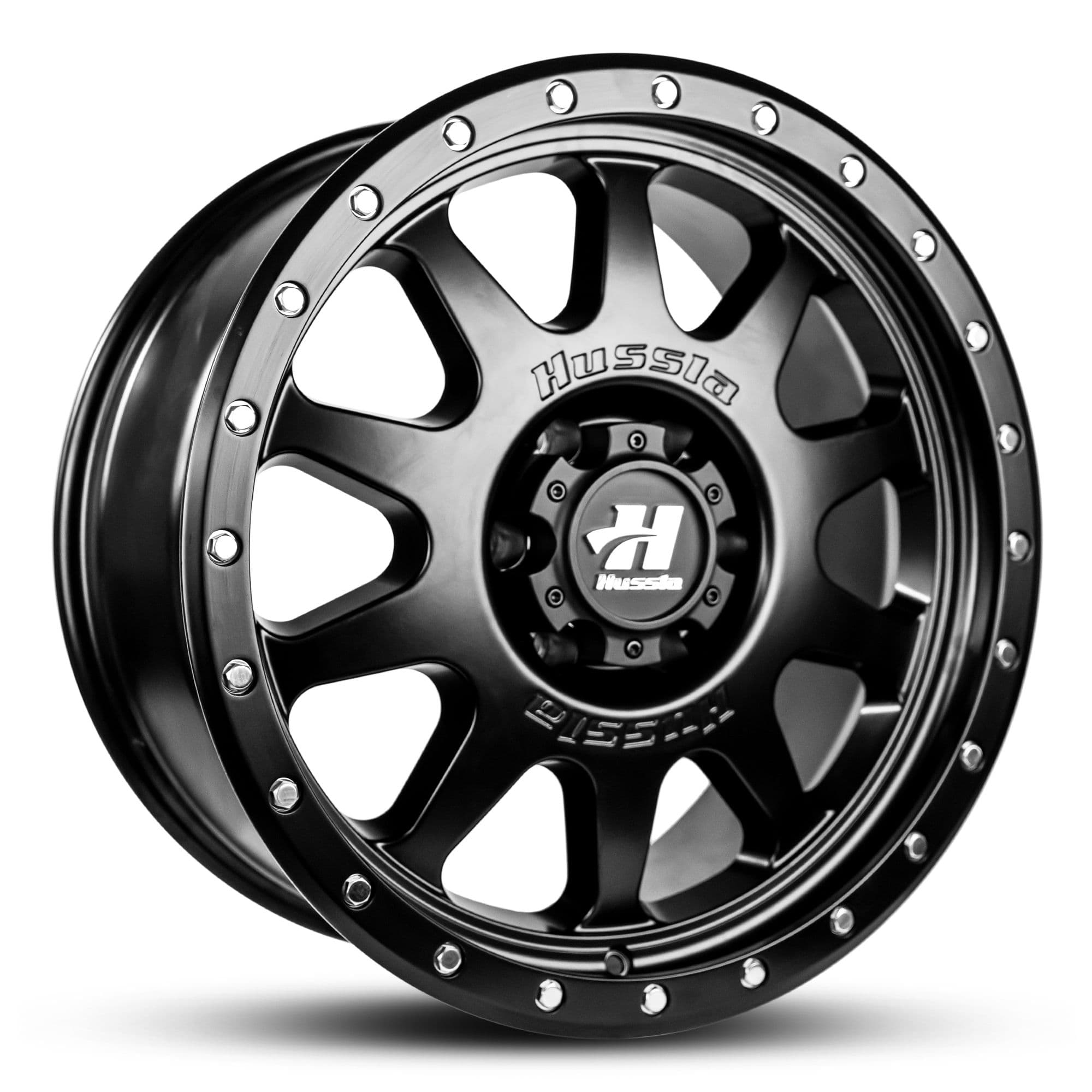Hussla Raptor Matte Black 18x9