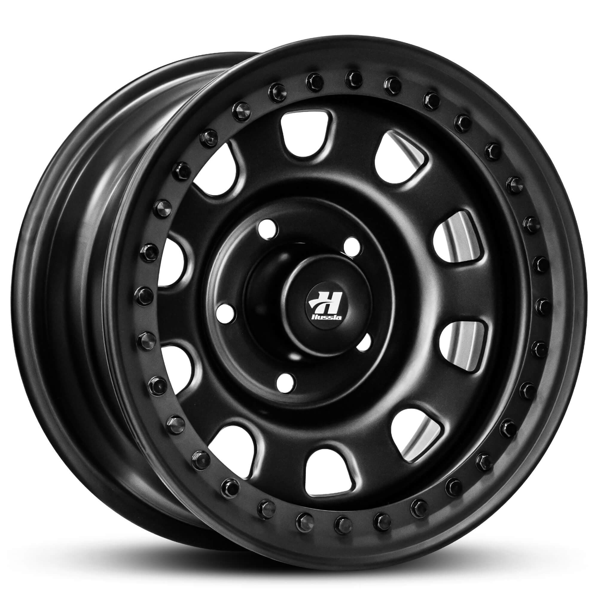 Revolution Steel Wheel Matte Black Black Bolts 16x8