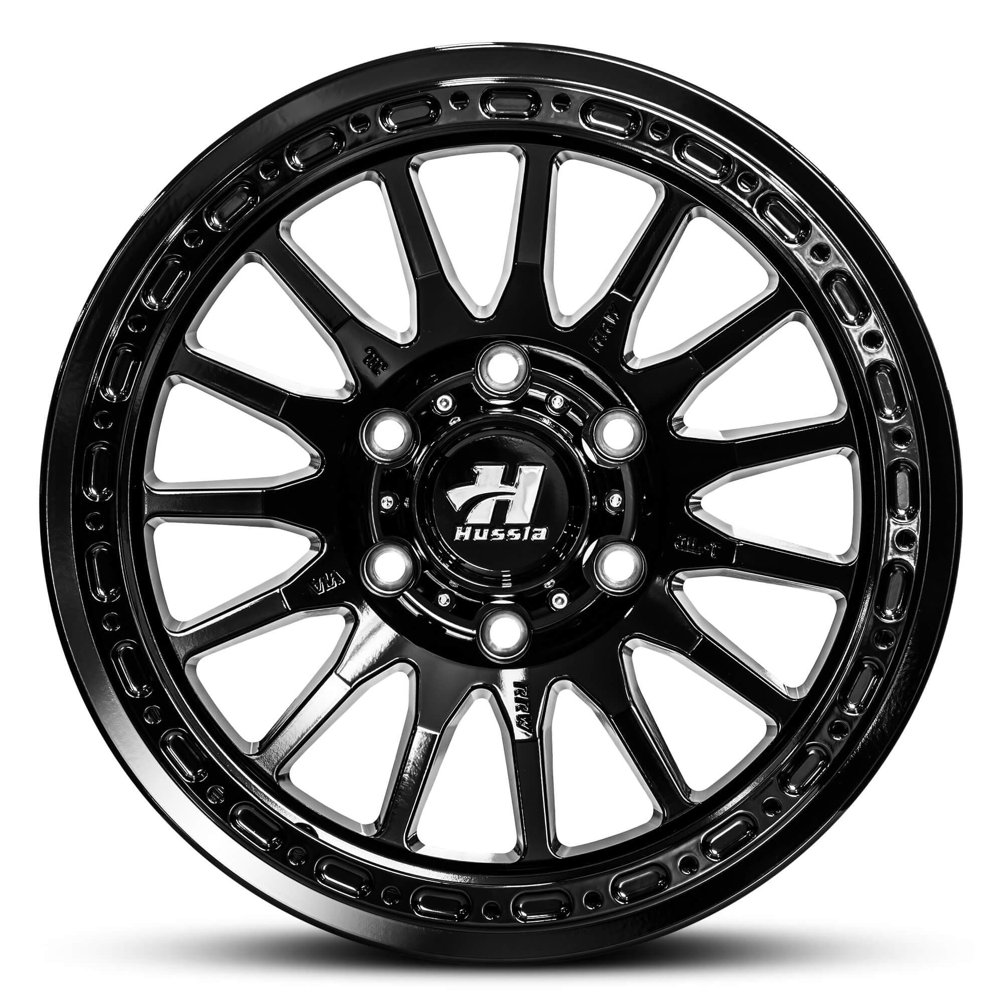 Wheel HUSSLA RUGGED RACE GLOSS BLACK