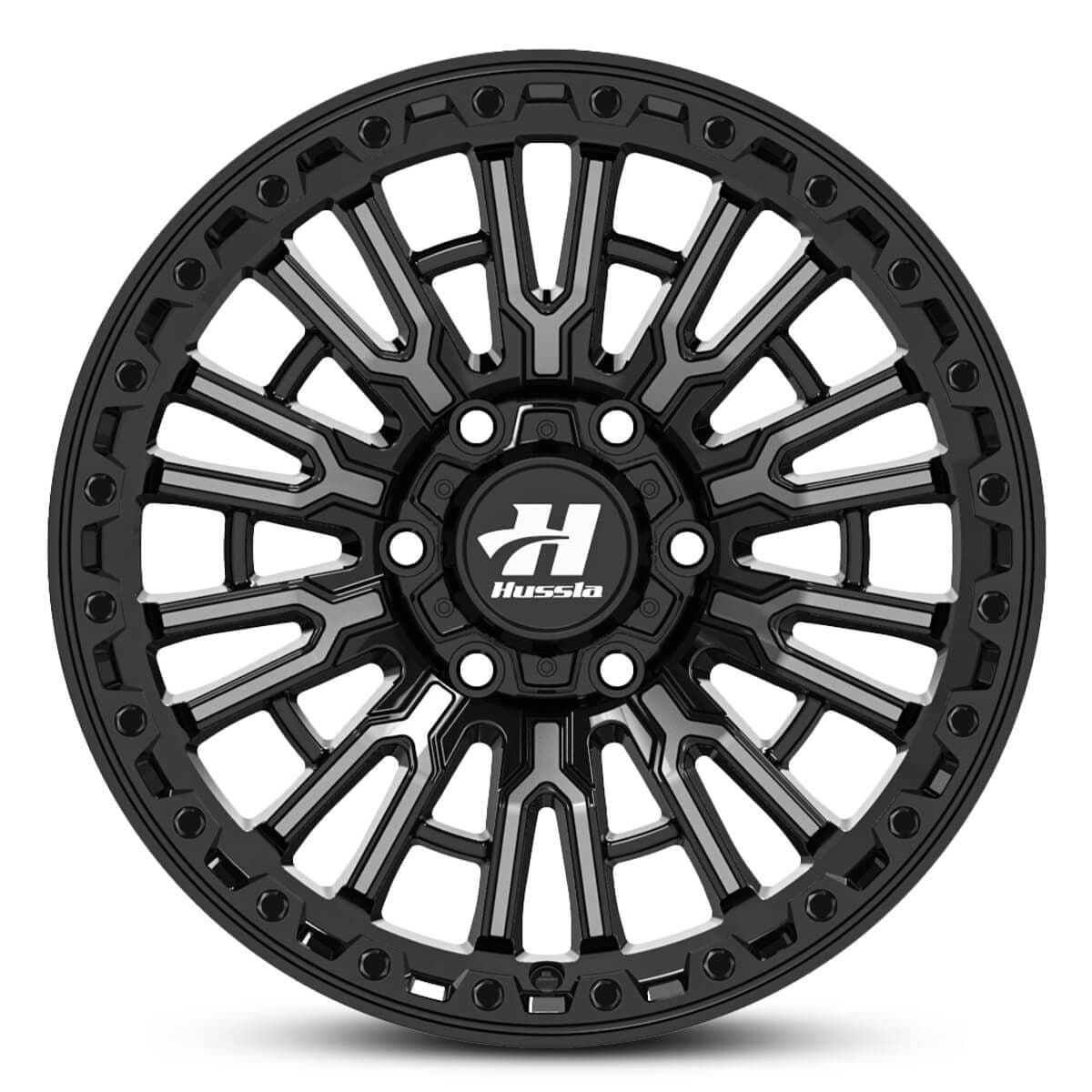 Wheel HUSSLA SNYPER GLOSS BLACK DARK TINT FACE