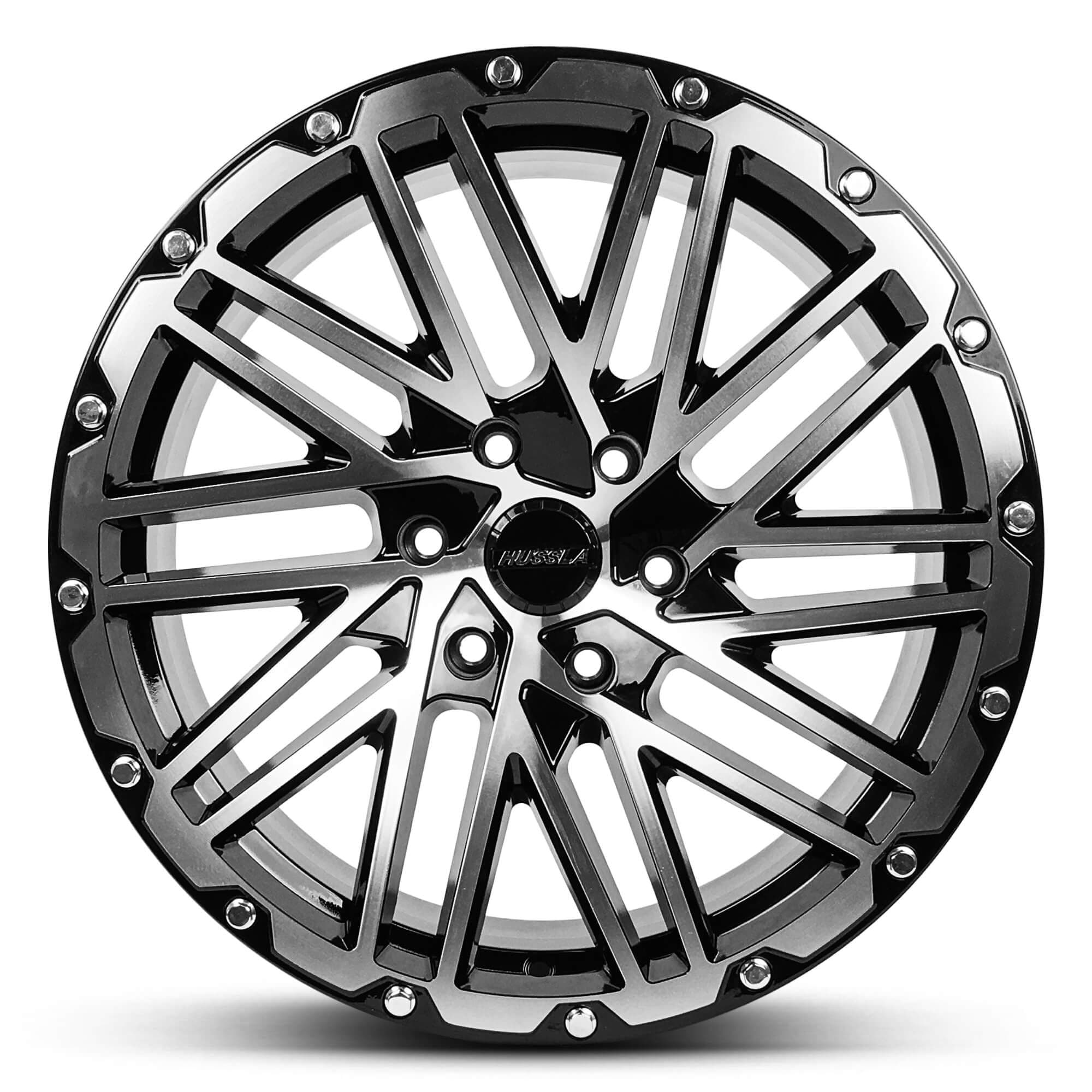 Wheel HUSSLA SS1 GLOSS BLACK MACHINED FACE
