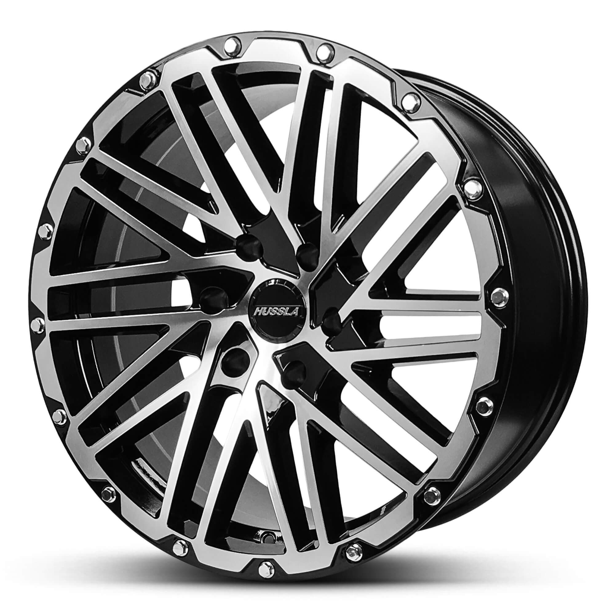 Wheel HUSSLA SS1 GLOSS BLACK MACHINED FACE