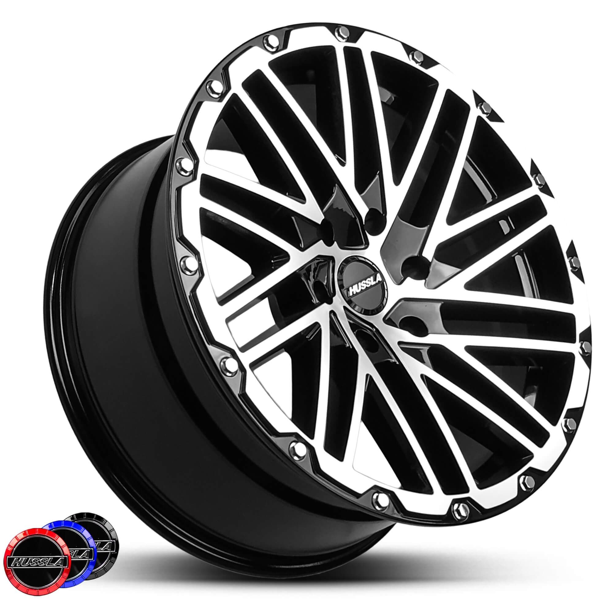 Wheel HUSSLA SS1 GLOSS BLACK MACHINED FACE