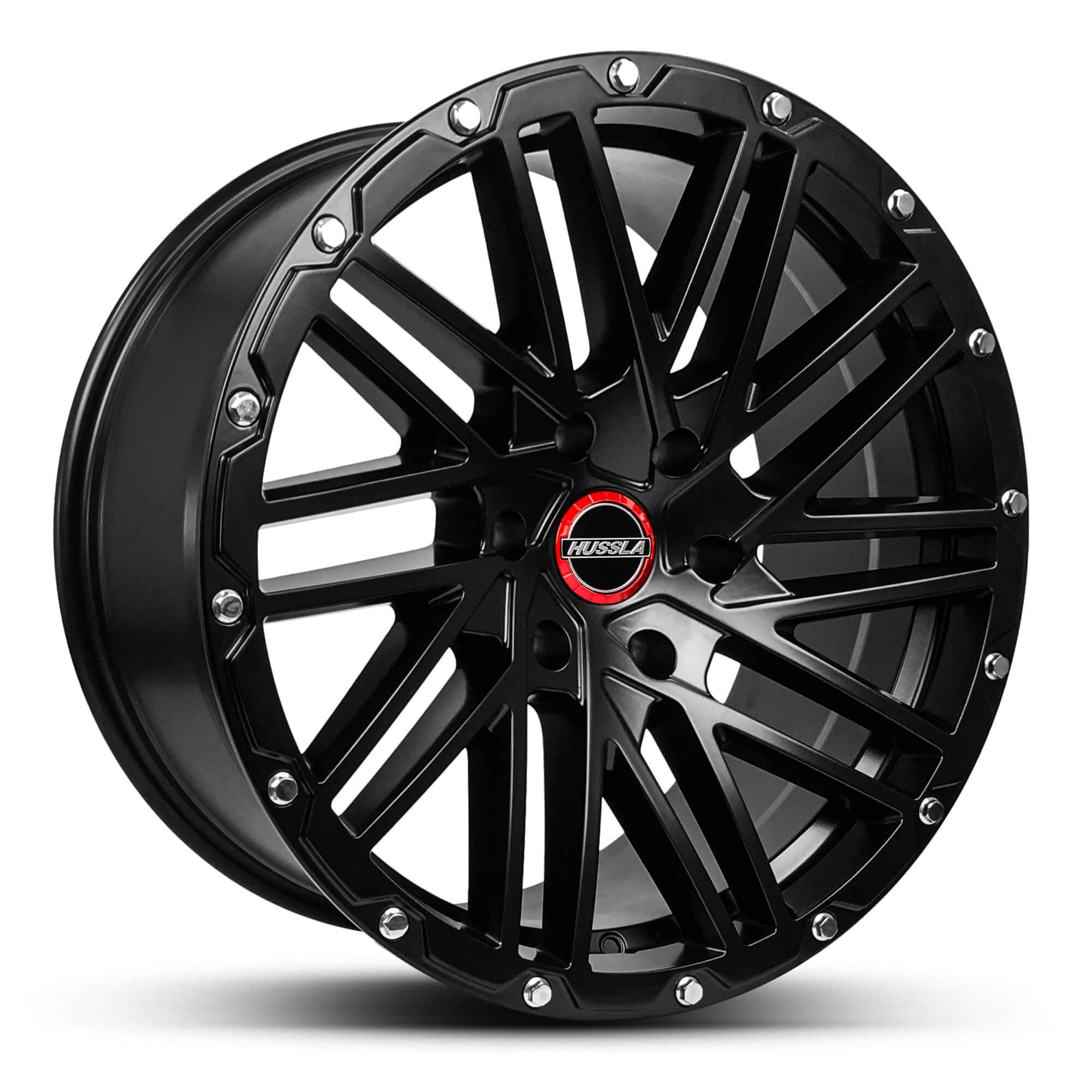 Hussla Ss1 Matte Black Chrome Bolts 20x9.5