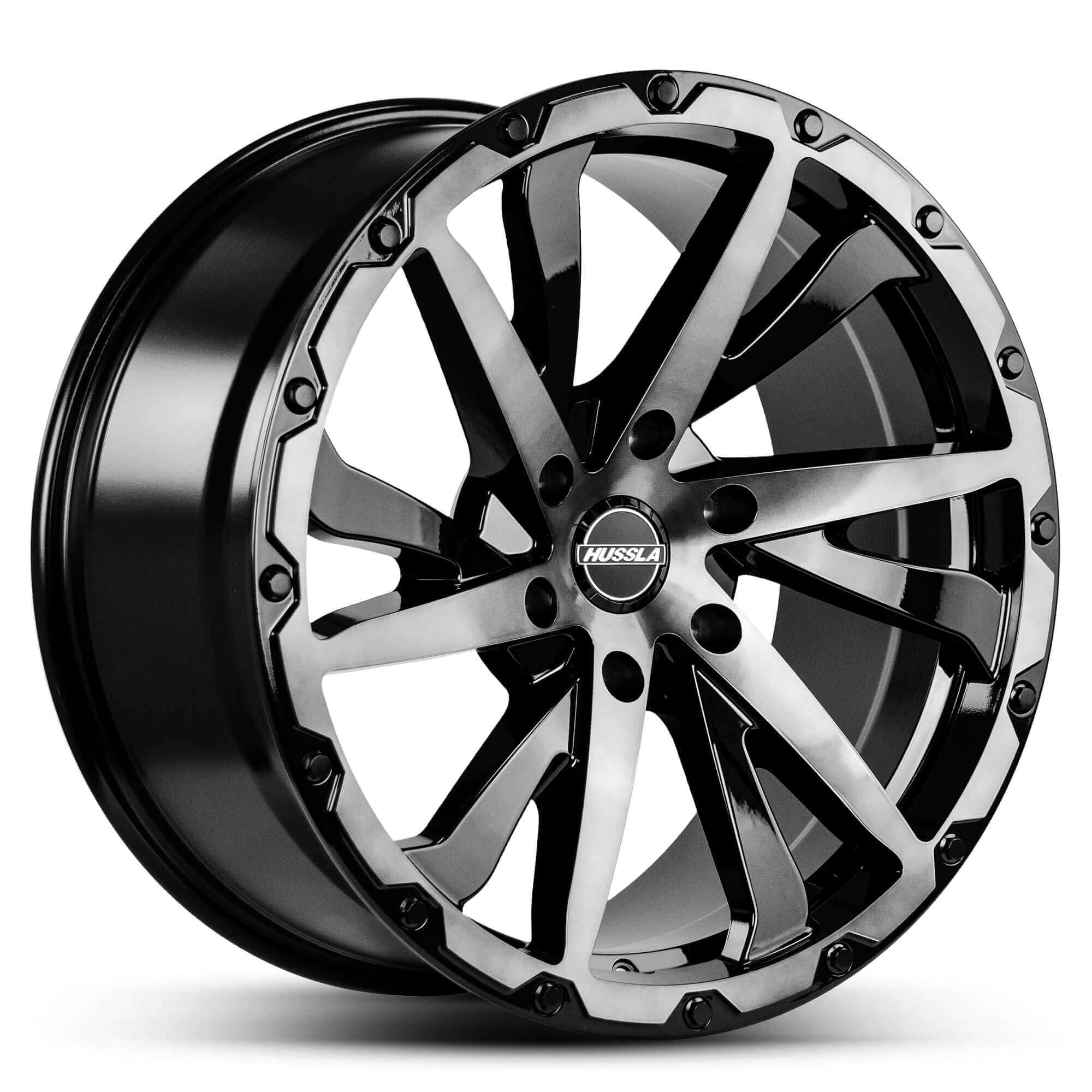 Hussla Ss2 Gloss Black Dark Tint 20x9.5