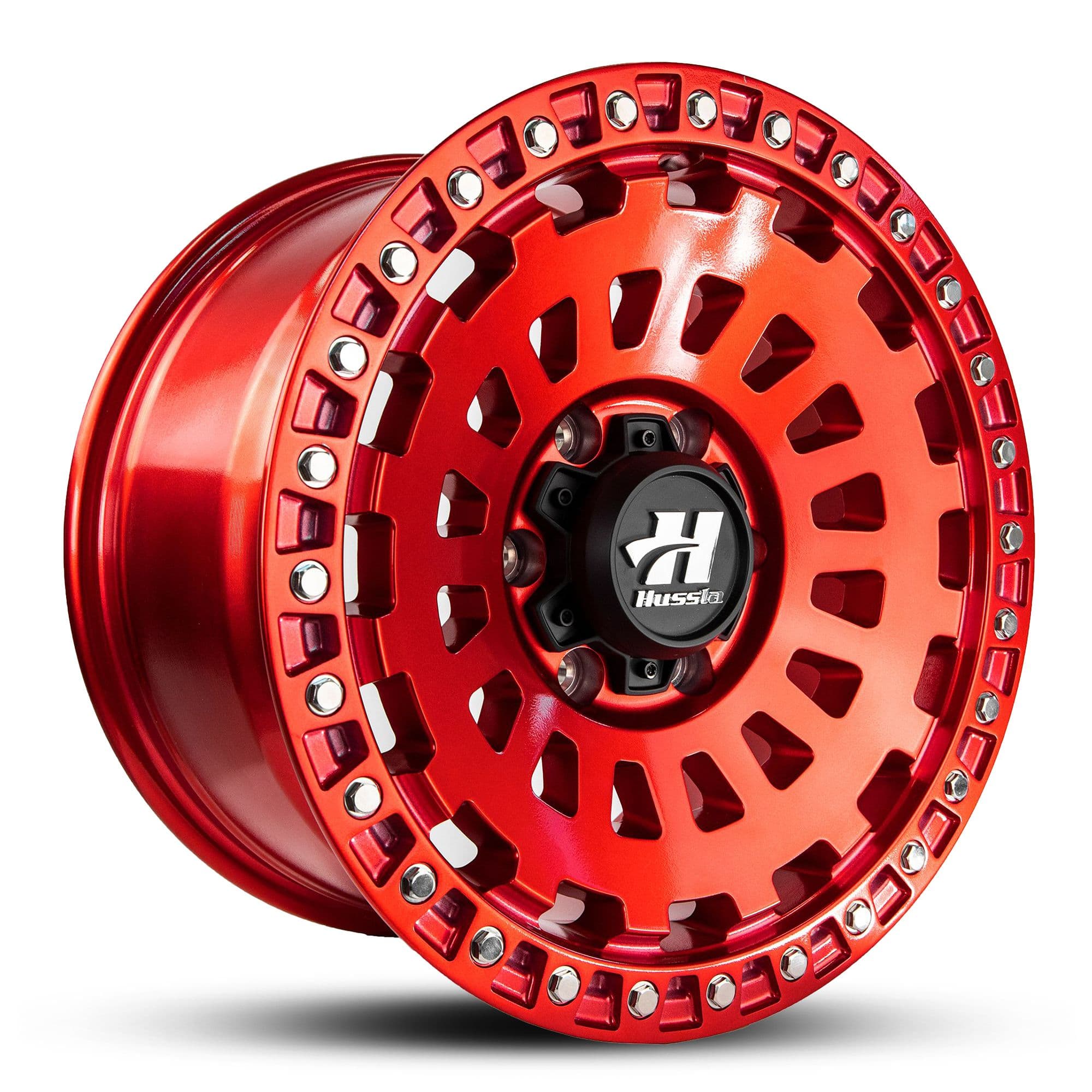 Hussla Strikeforce Candy Red 17x9