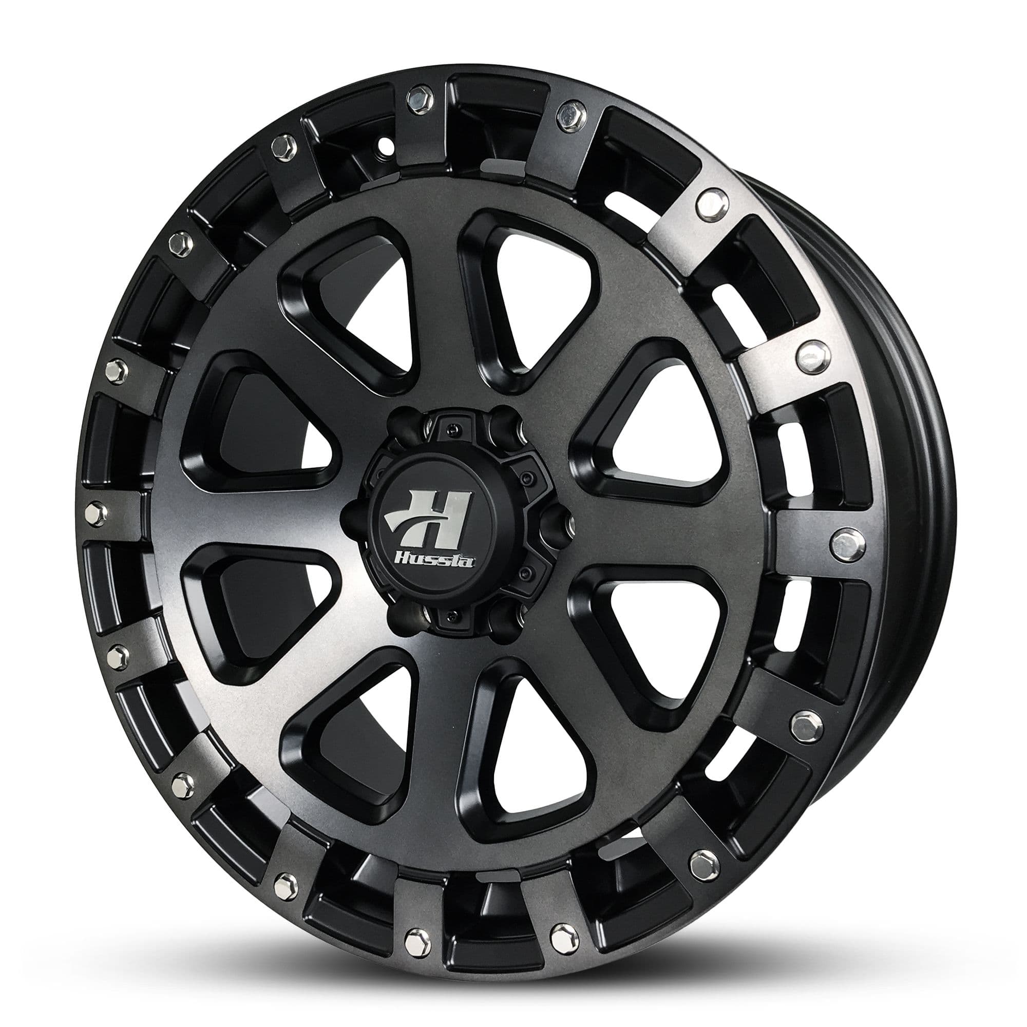 Wheel HUSSLA TAKE OVER DARK TINT CHROME BOLTS