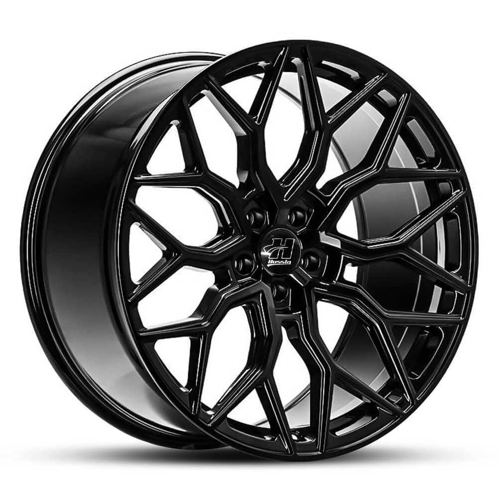 Hussla Transit Full Gloss Black 18x8