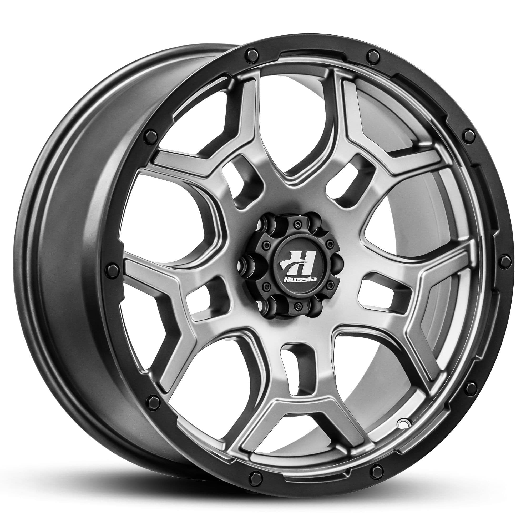 Hussla Trench Matte Grey Black Lip 18x9