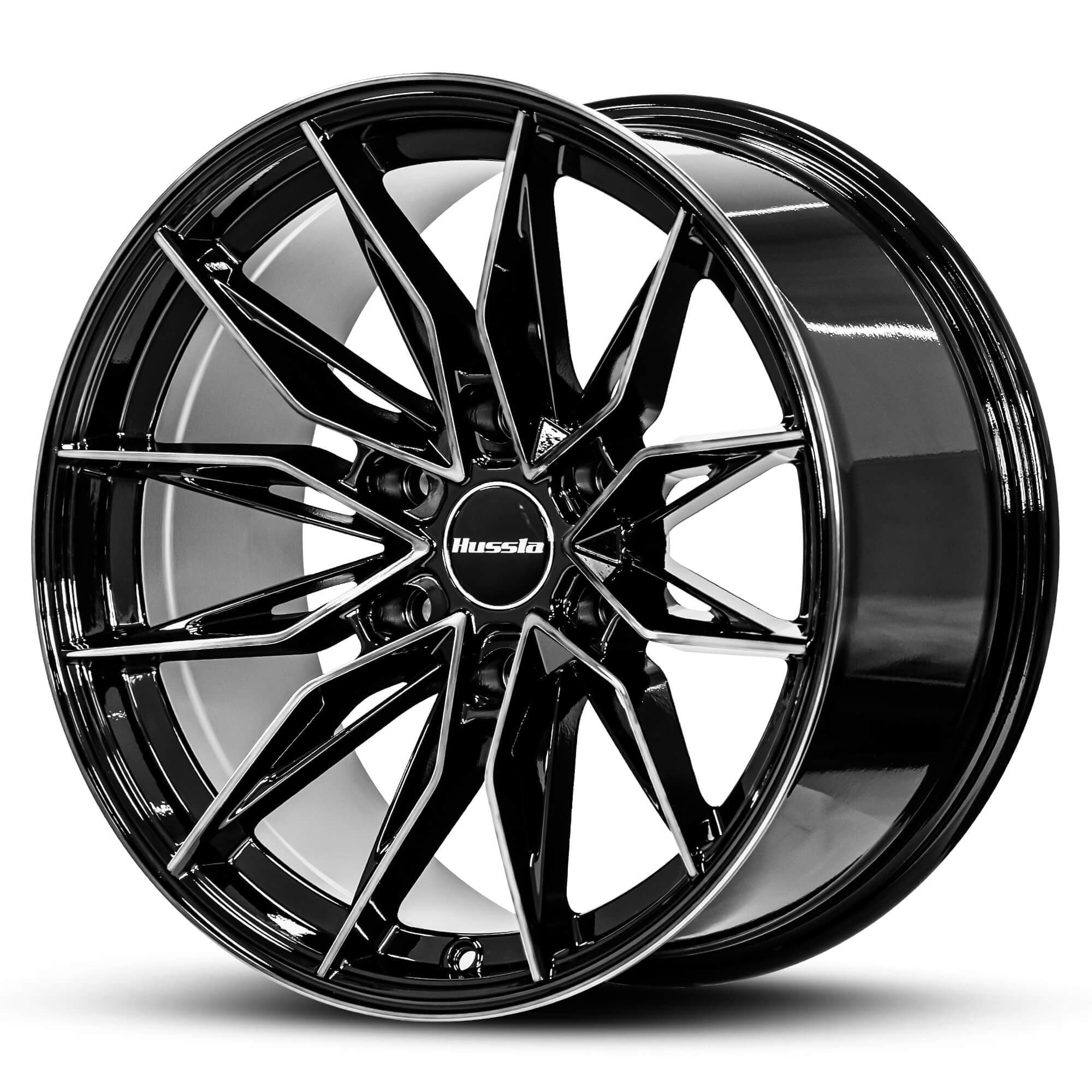 Wheel HUSSLA VILLAIN GLOSS BLACK DARK TINT FACE