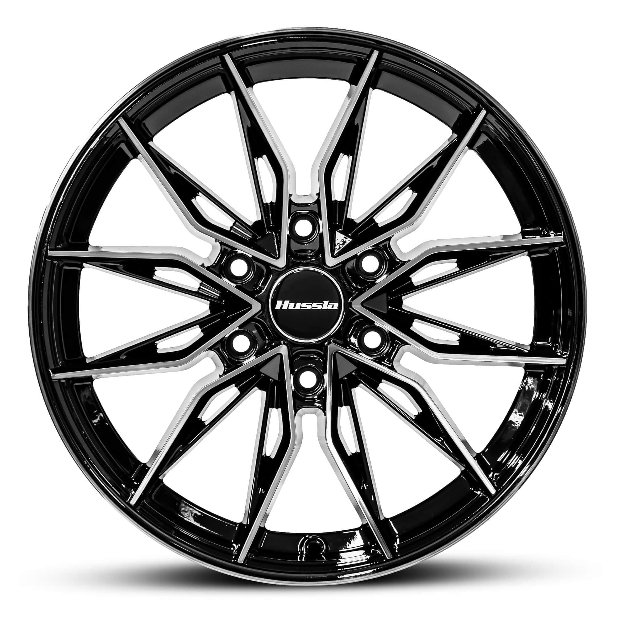 Wheel HUSSLA VILLAIN GLOSS BLACK DARK TINT FACE
