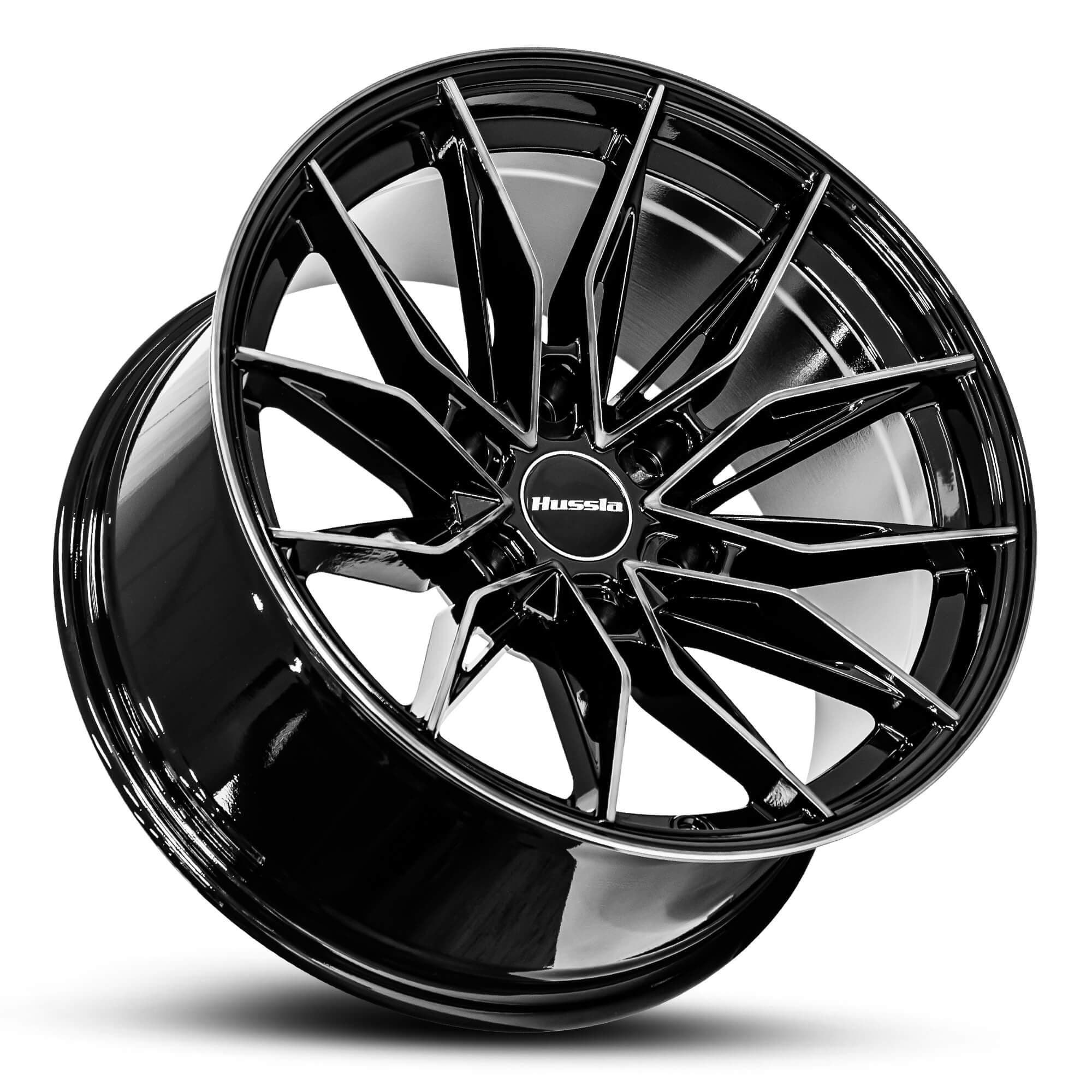 Wheel HUSSLA VILLAIN GLOSS BLACK DARK TINT FACE