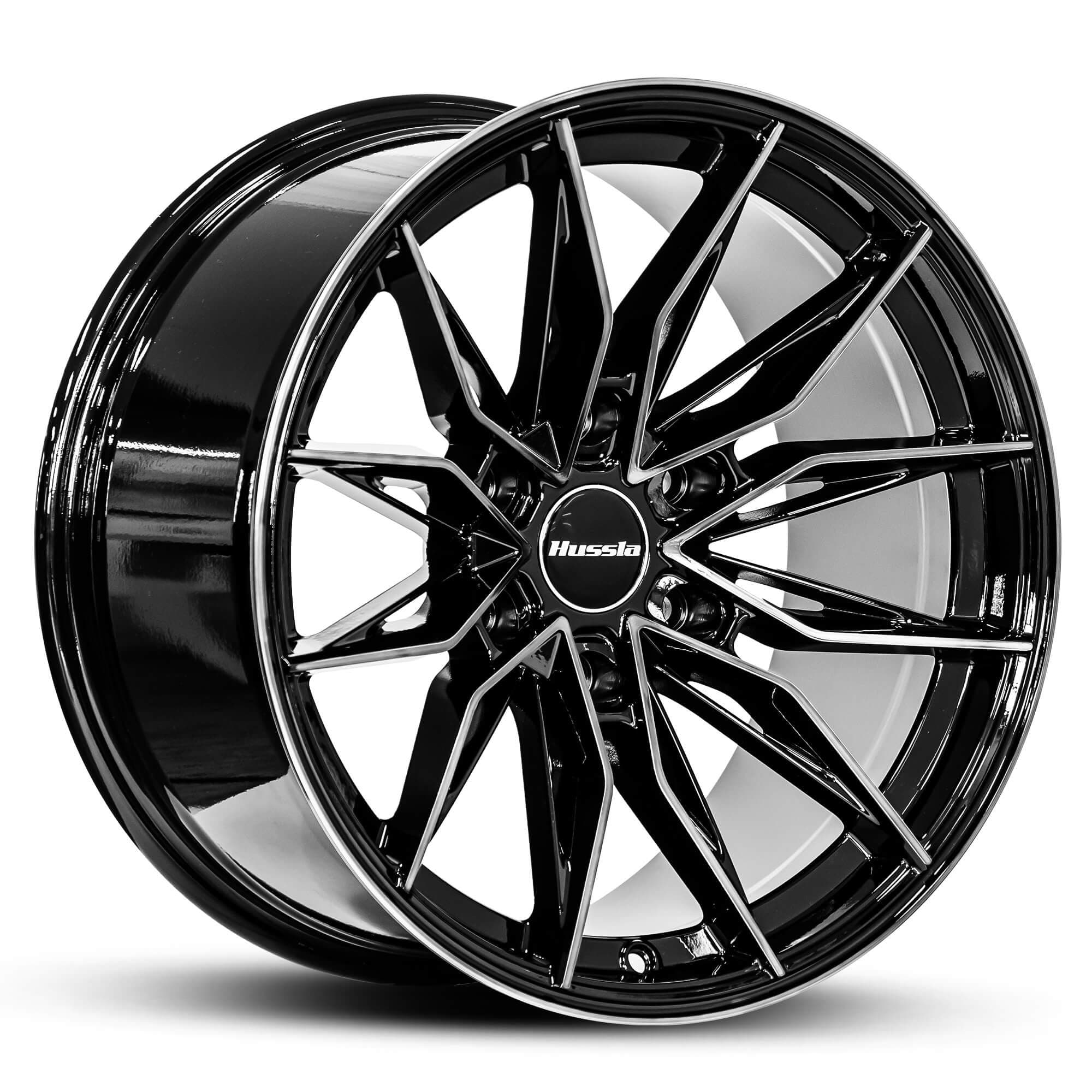 Wheel HUSSLA VILLAIN GLOSS BLACK DARK TINT FACE