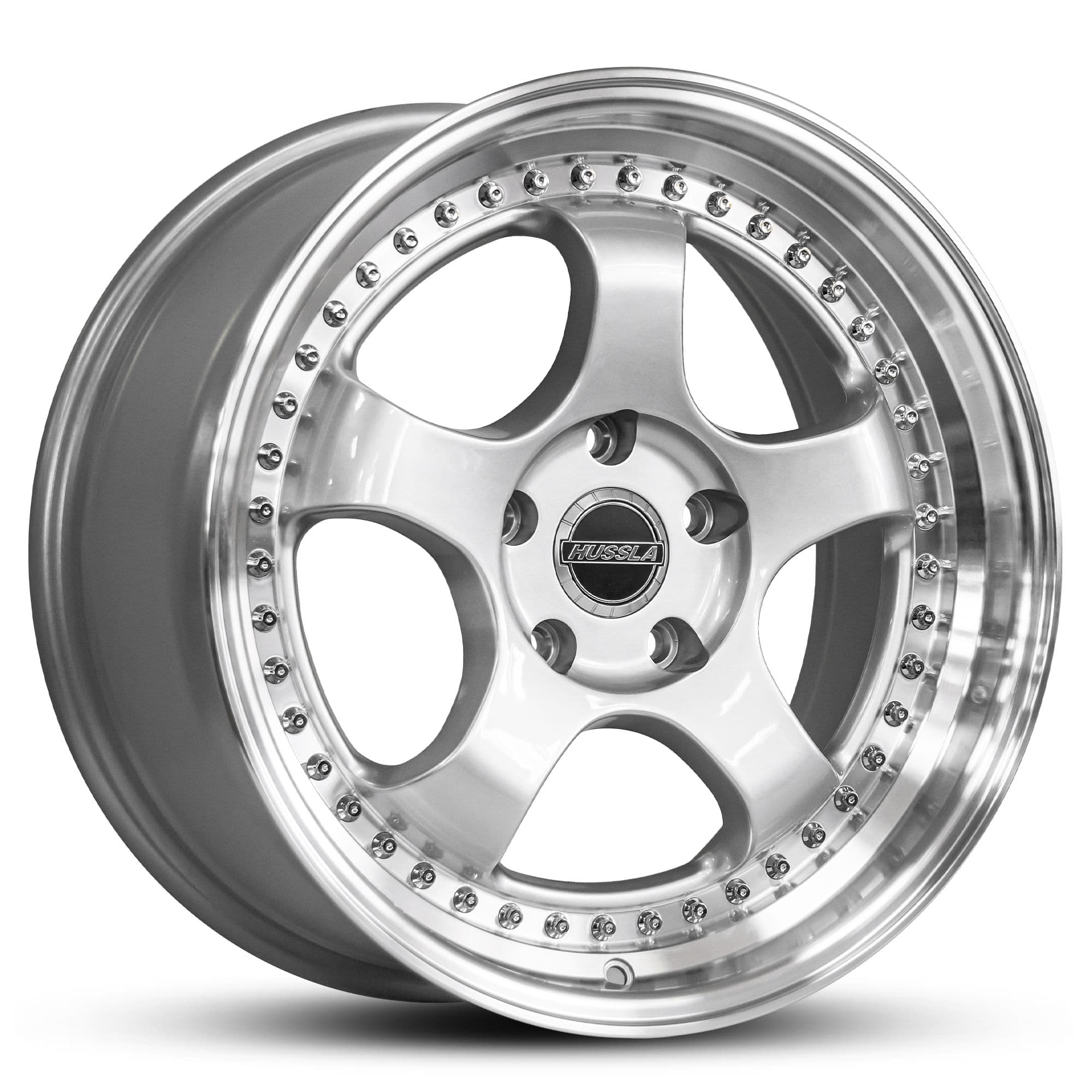 Hussla Zen Bright Silver Polished Lip 18x8.5
