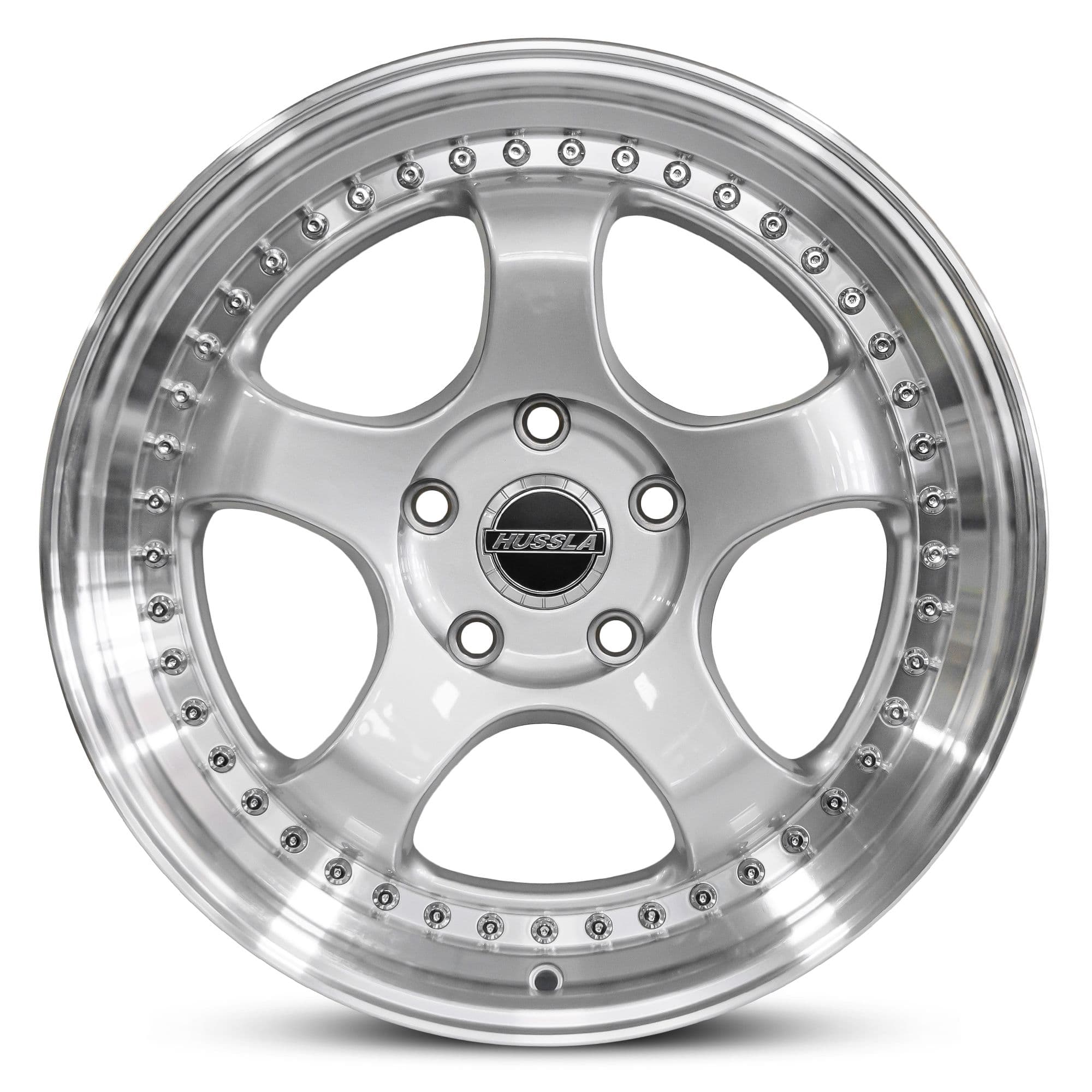 Wheel HUSSLA ZEN BRIGHT SILVER POLISHED LIP