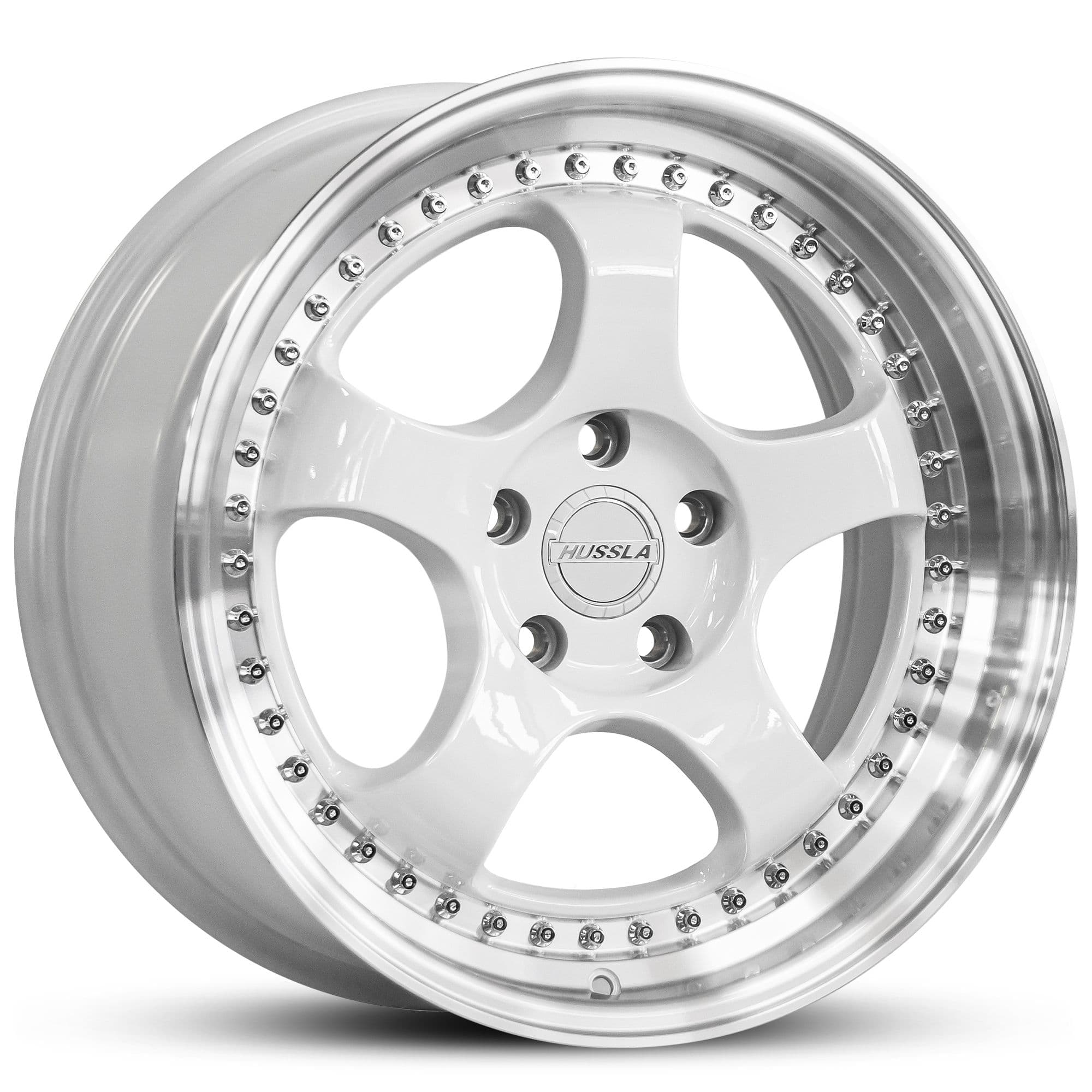 Hussla Zen Gloss White Centre Polished Lip 20x10