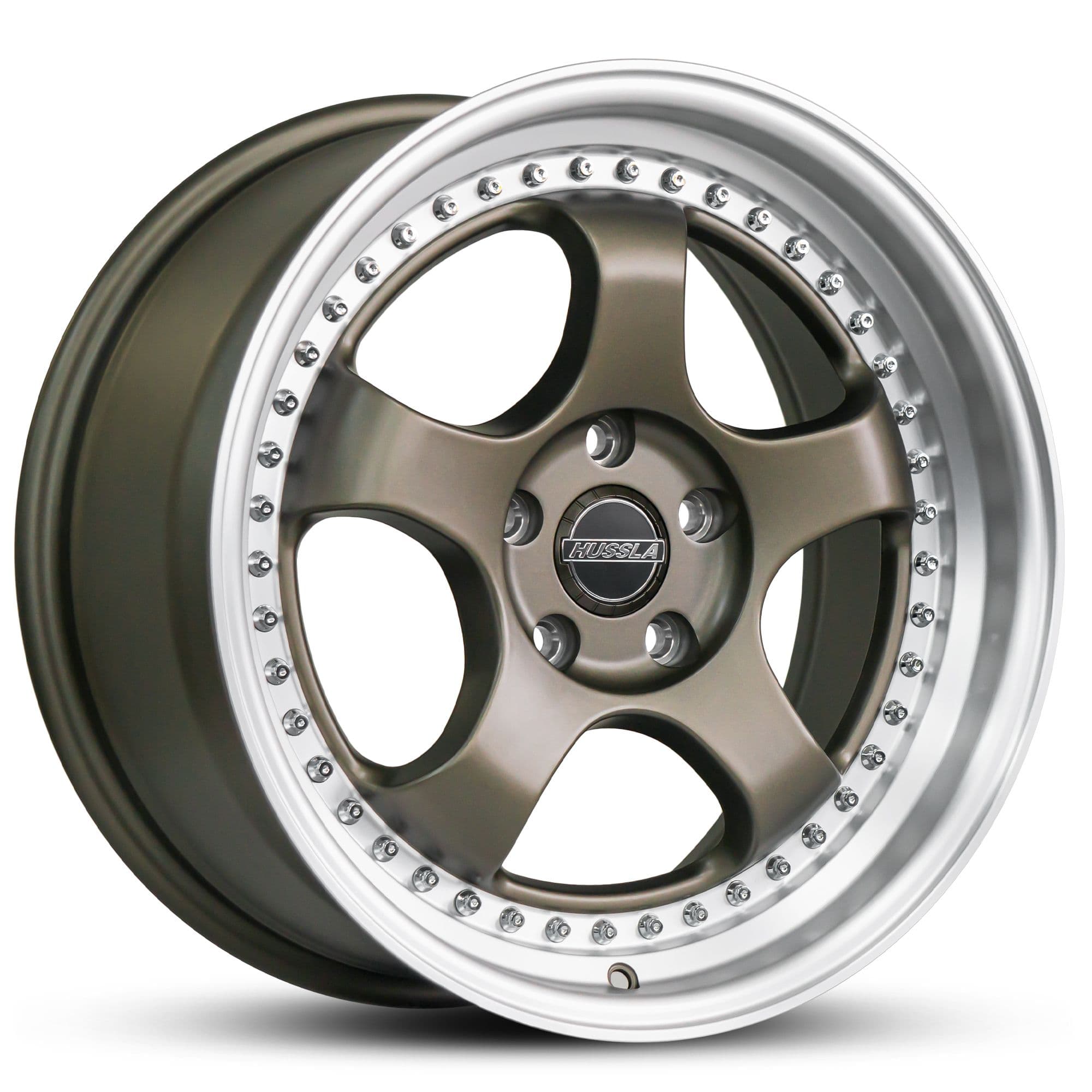 Wheel HUSSLA ZEN MATTE BRONZE POLISHED LIP
