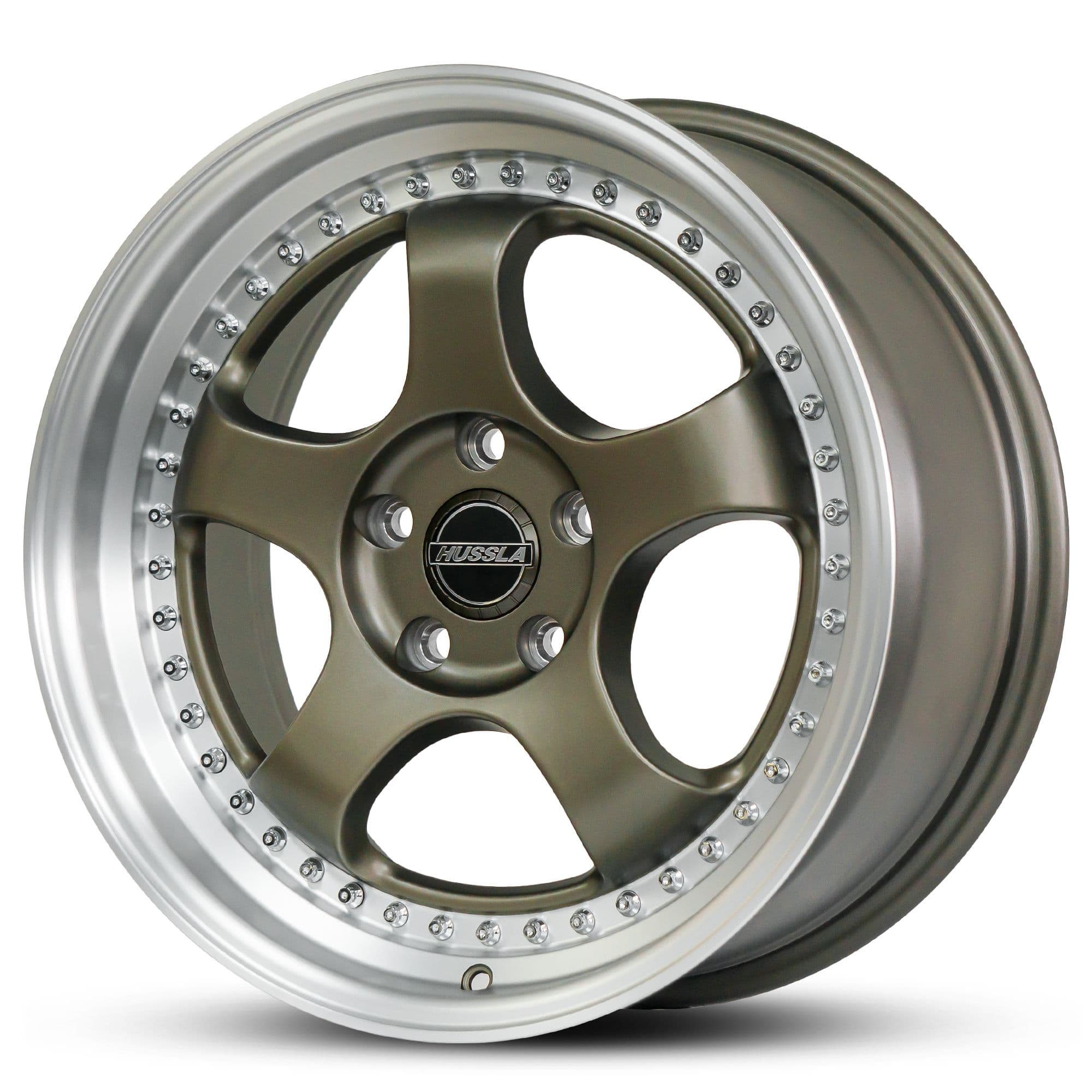 Wheel HUSSLA ZEN MATTE BRONZE POLISHED LIP