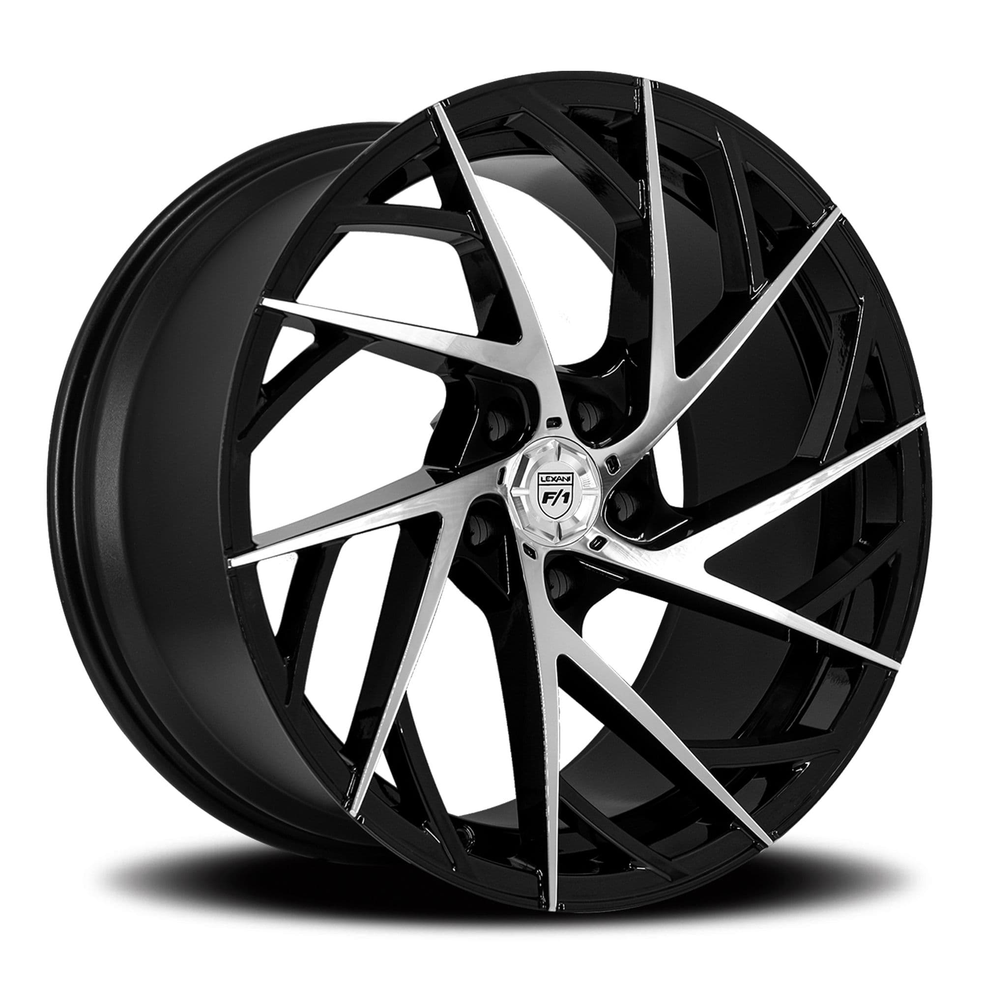 Lexani Mugello Gloss Black Machined Face 20x10.5