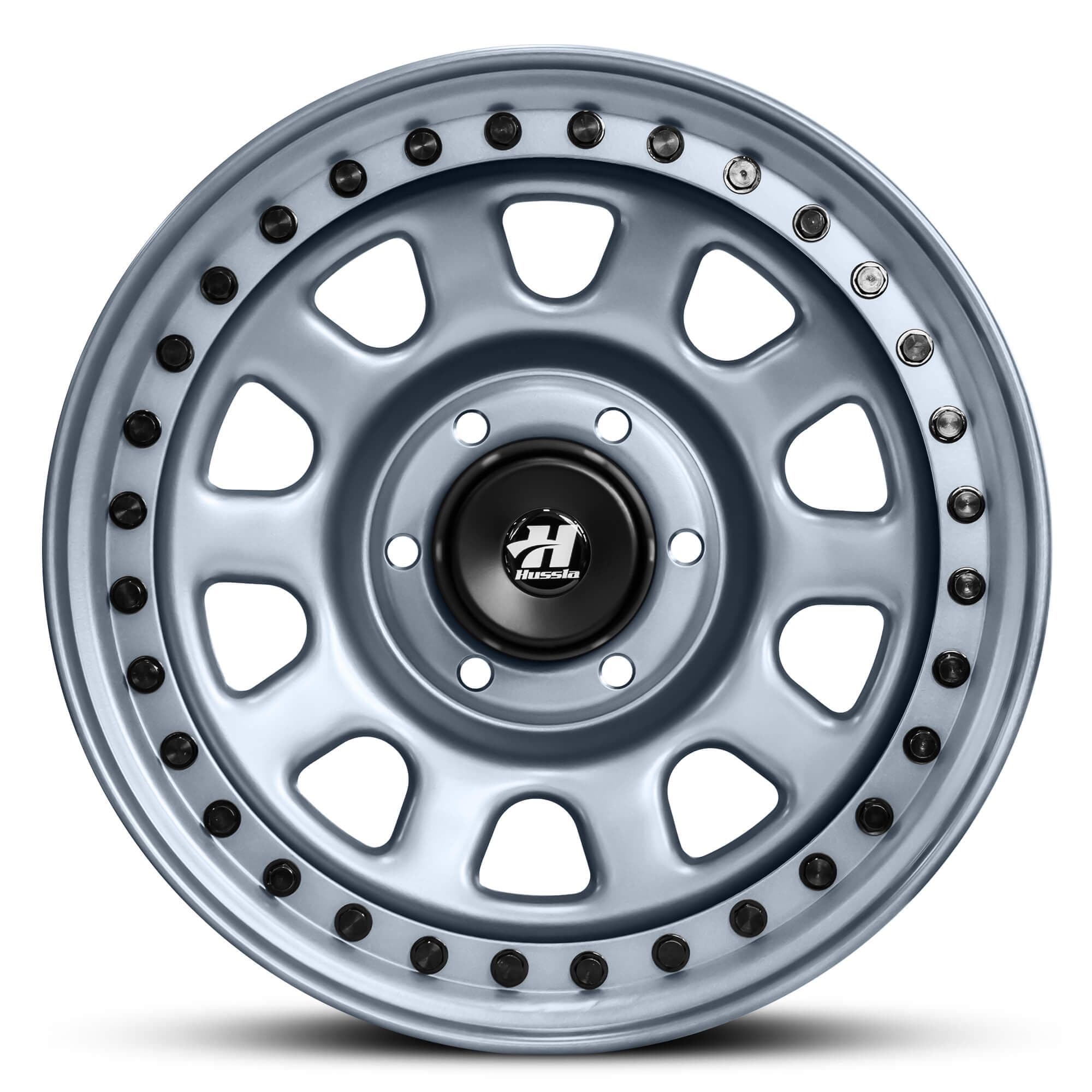 Wheel REVOLUTION STEEL WHEEL MATTE GREY BLACK BOLTS