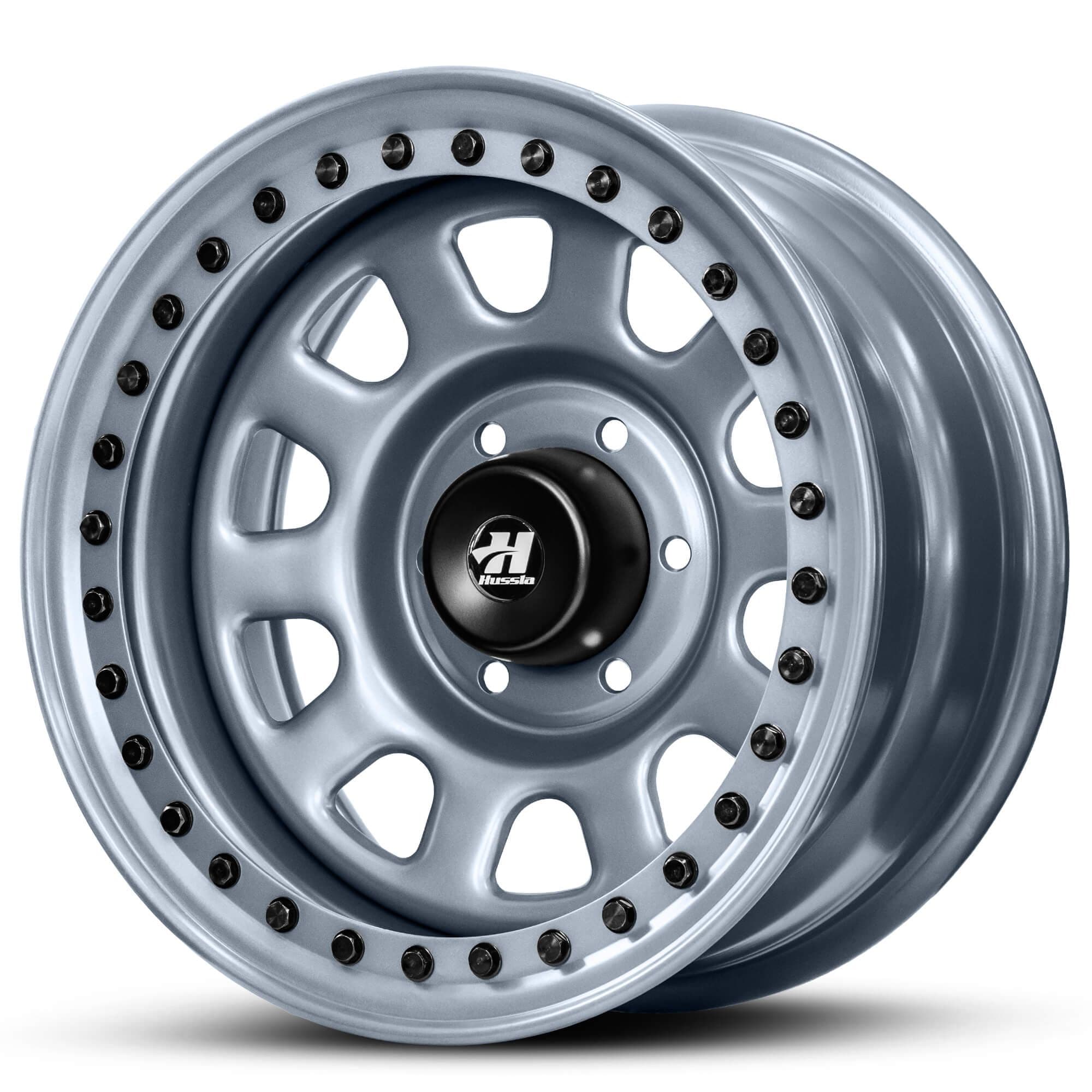Wheel REVOLUTION STEEL WHEEL MATTE GREY BLACK BOLTS