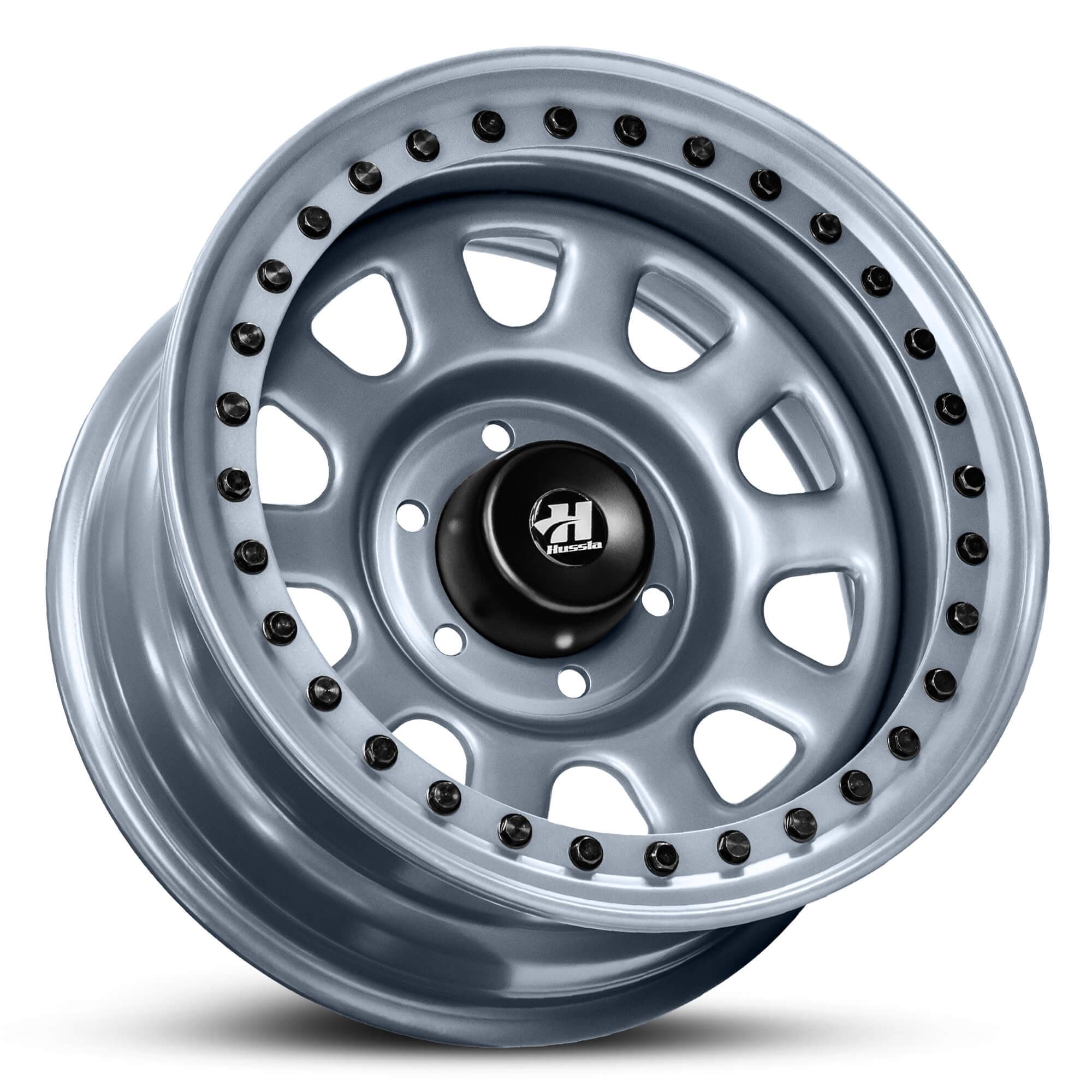 Wheel REVOLUTION STEEL WHEEL MATTE GREY BLACK BOLTS