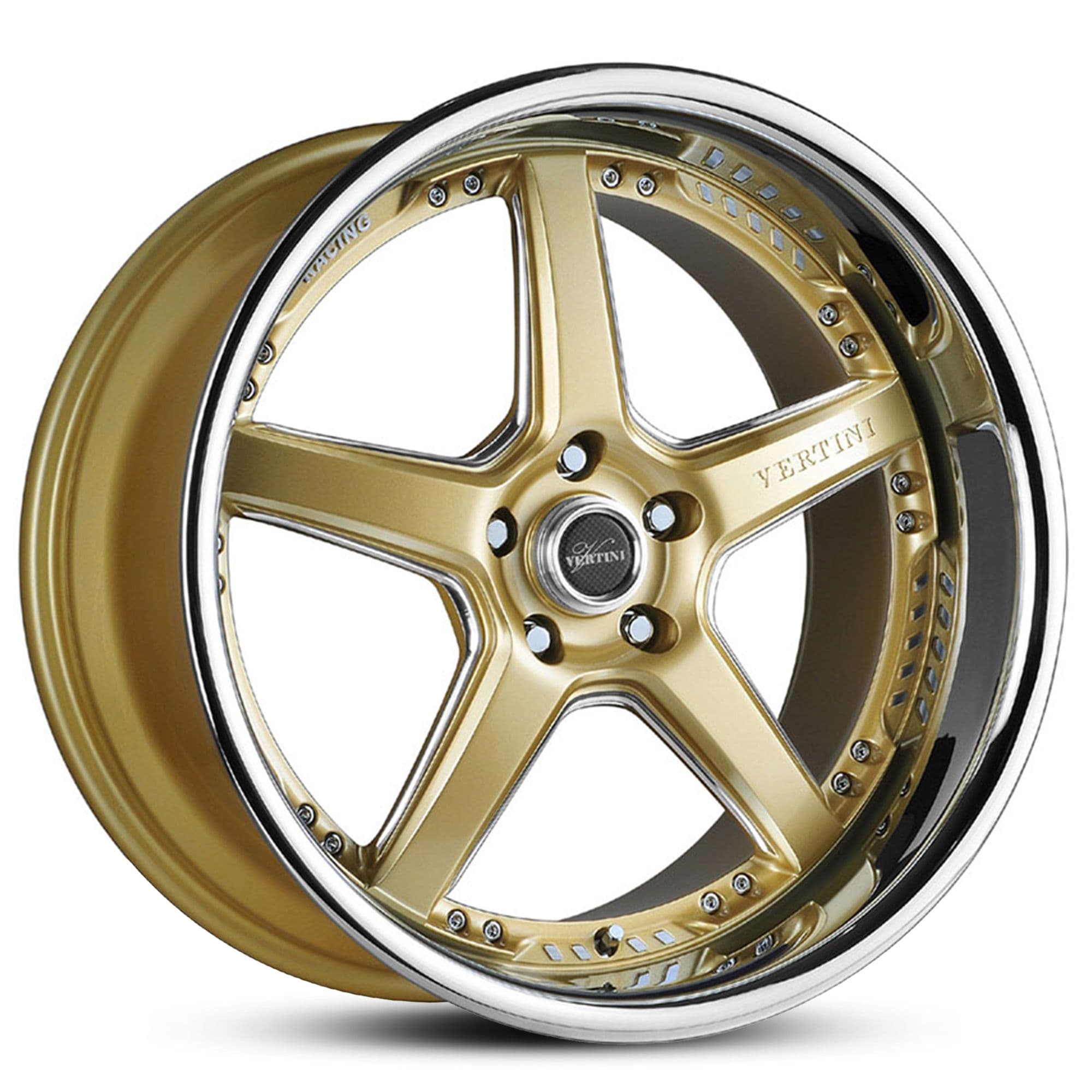 Wheel VERTINI DRIFT GOLD CHROME LIP