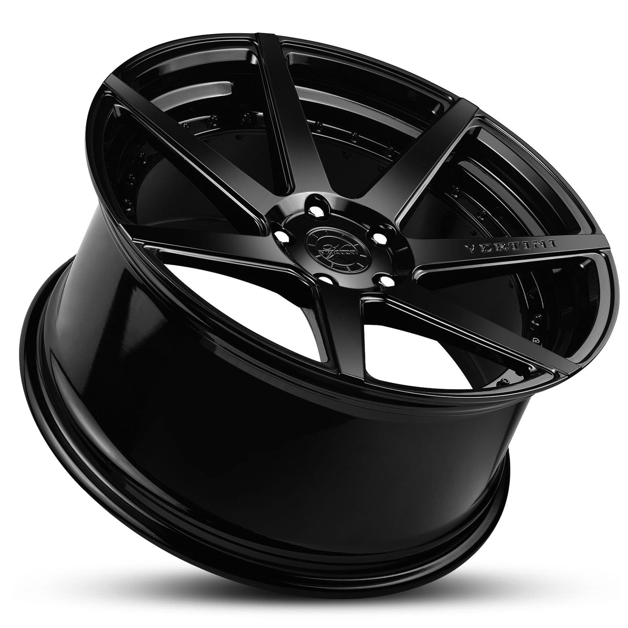 Wheel VERTINI DYNASTY GLOSS BLACK BLACK BOLTS